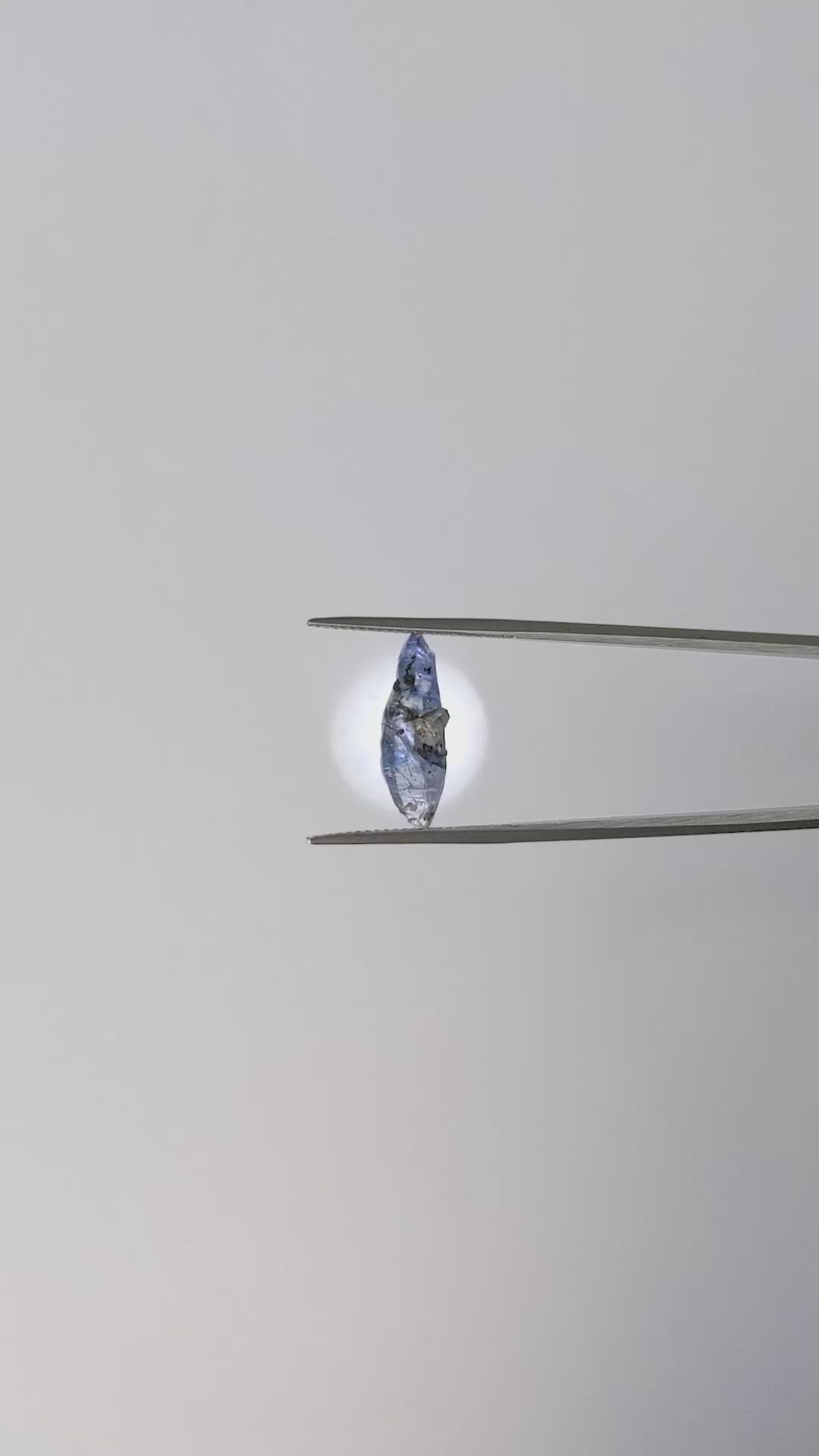 4.22 Ct. Blue Sapphire Crystal from Ceylon (Sri Lanka) Size Video