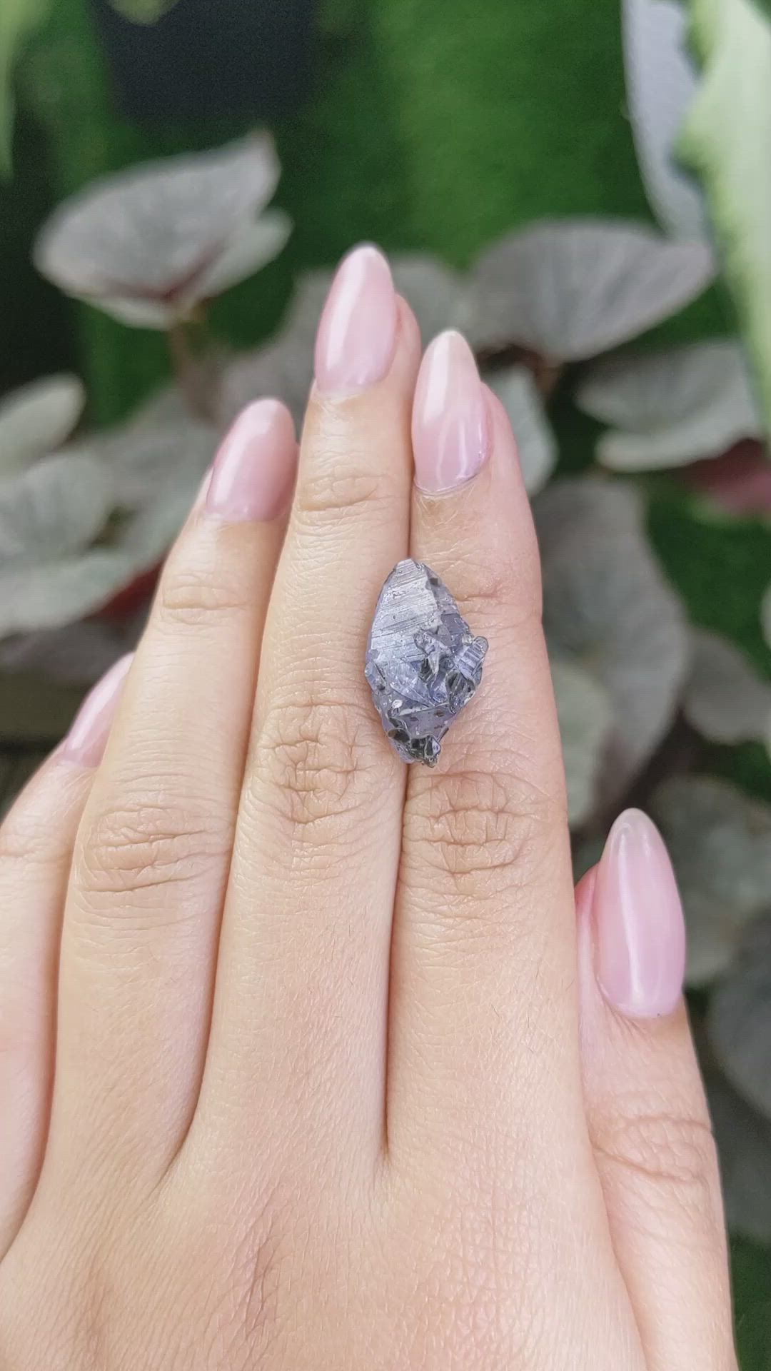 10.59 Ct. Blue Sapphire Crystal from Ceylon (Sri Lanka) Size Video