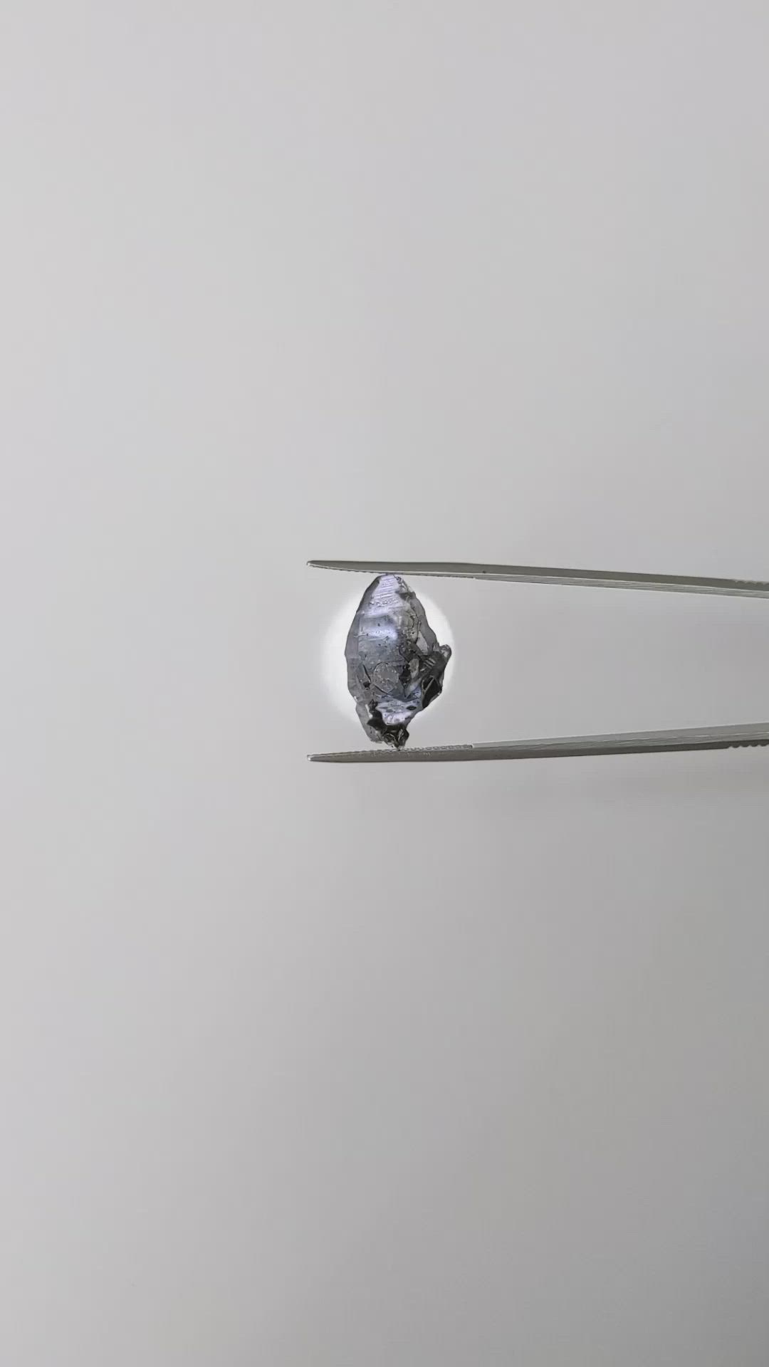 10.59 Ct. Blue Sapphire Crystal from Ceylon (Sri Lanka) Size Video