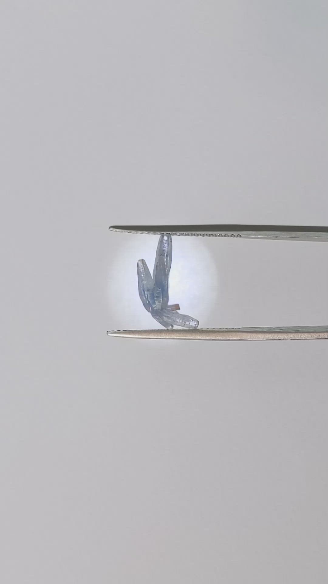 1.79 Ct. Blue Sapphire Crystal from Ceylon (Sri Lanka) Size Video