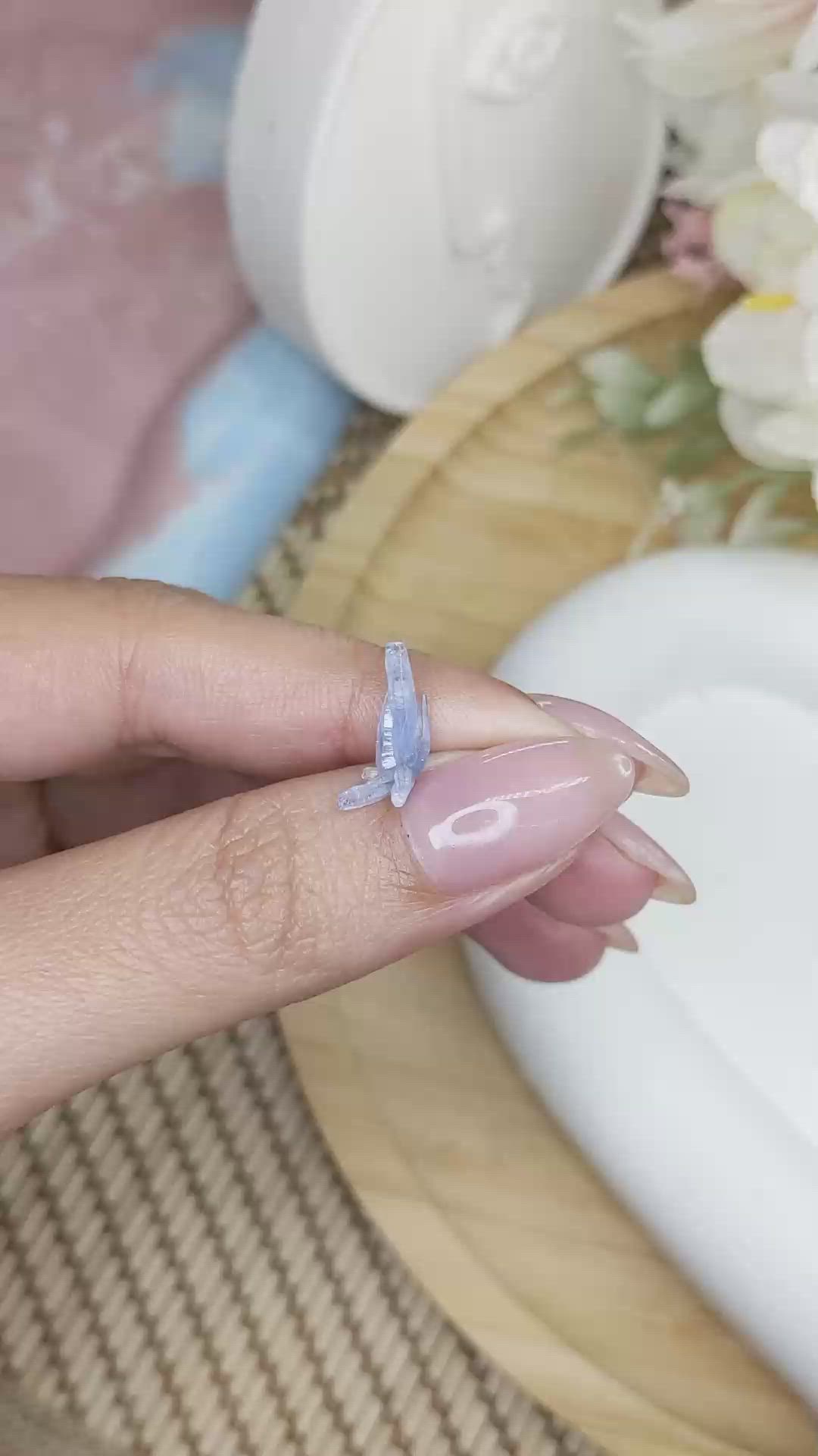 1.79 Ct. Blue Sapphire Crystal from Ceylon (Sri Lanka) Size Video