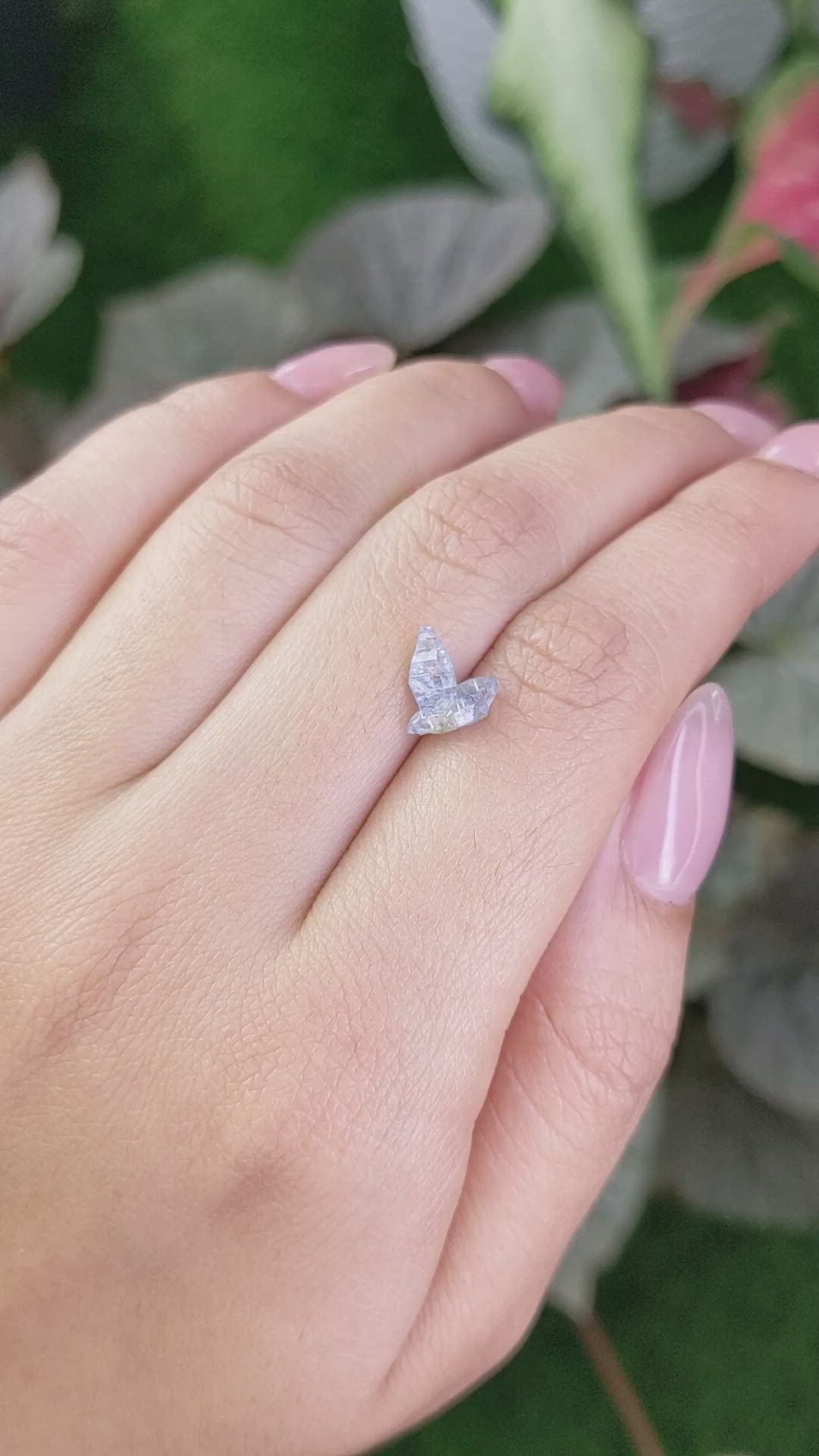 1.74 Ct. Blue Sapphire Crystal from Ceylon (Sri Lanka) Size Video