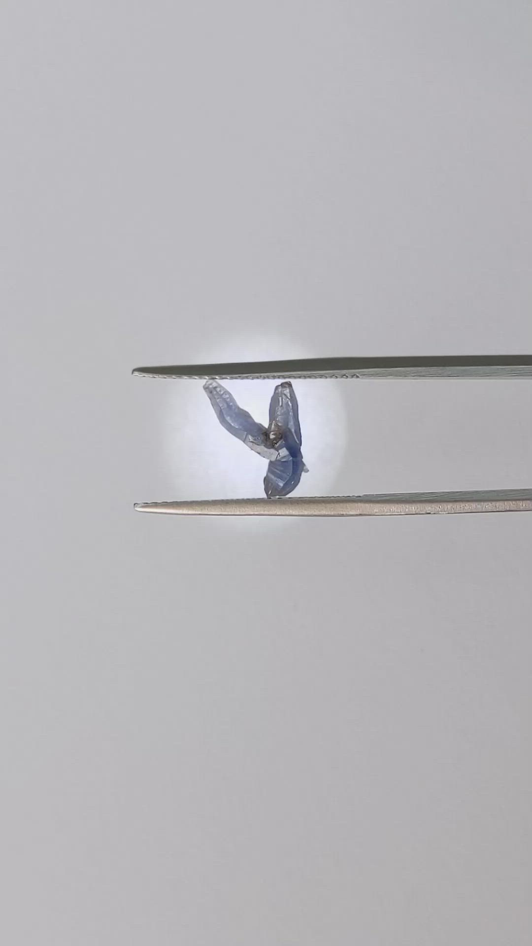 1.22 Ct. Blue Sapphire Crystal from Ceylon (Sri Lanka) Size Video