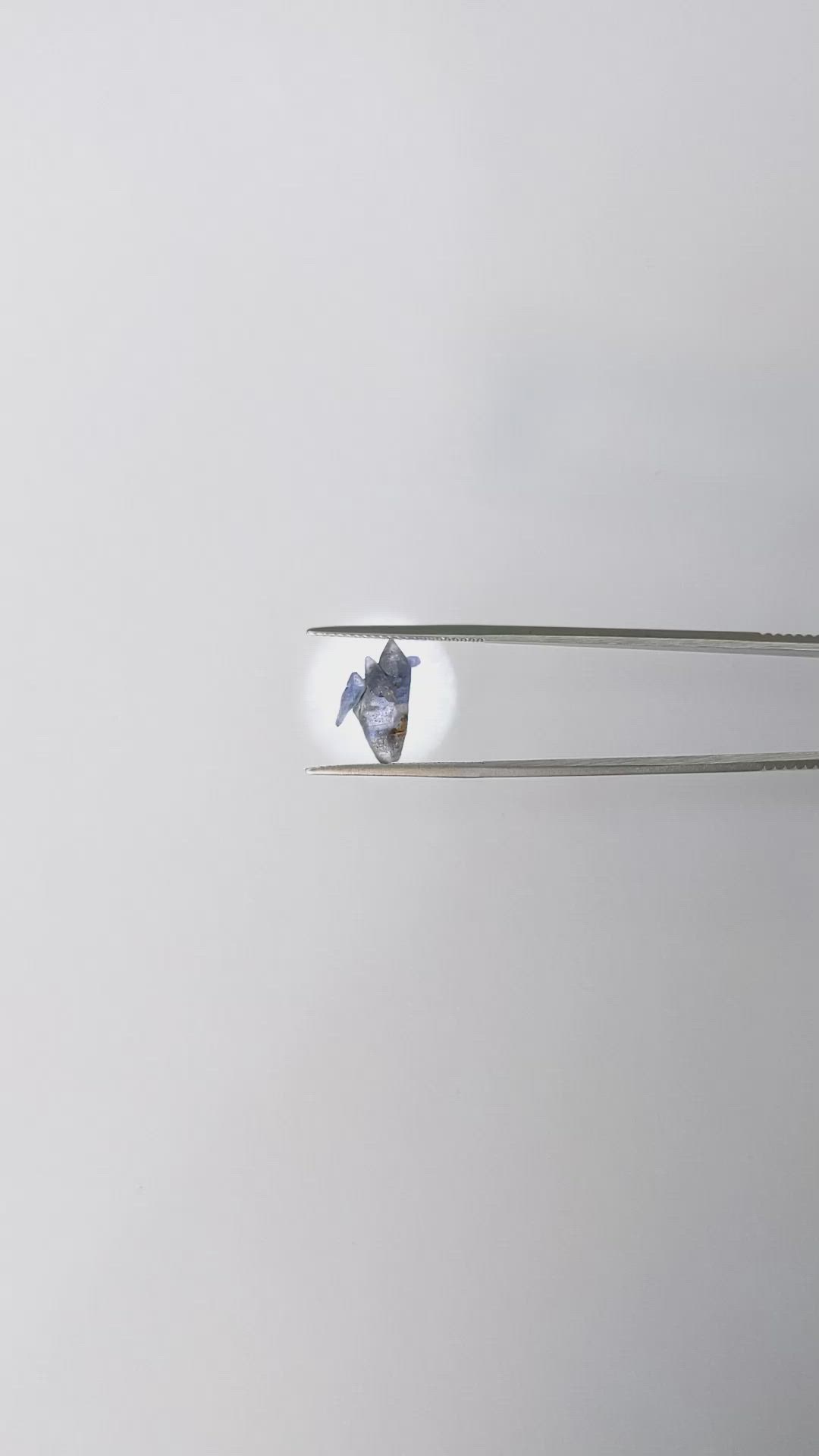 2.64 Ct. Blue Sapphire Crystal from Ceylon (Sri Lanka) Size Video