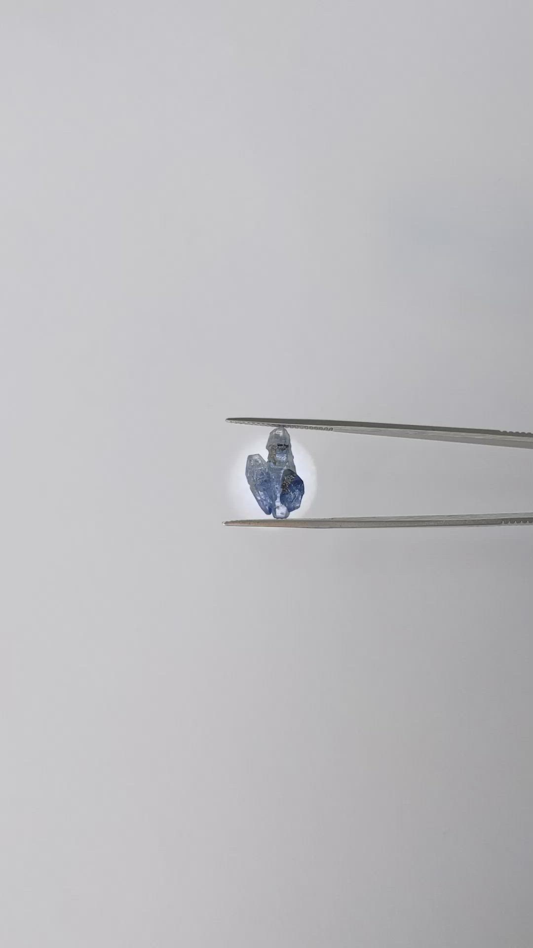 6.00 Ct. Blue Sapphire Crystal from Ceylon (Sri Lanka) Size Video
