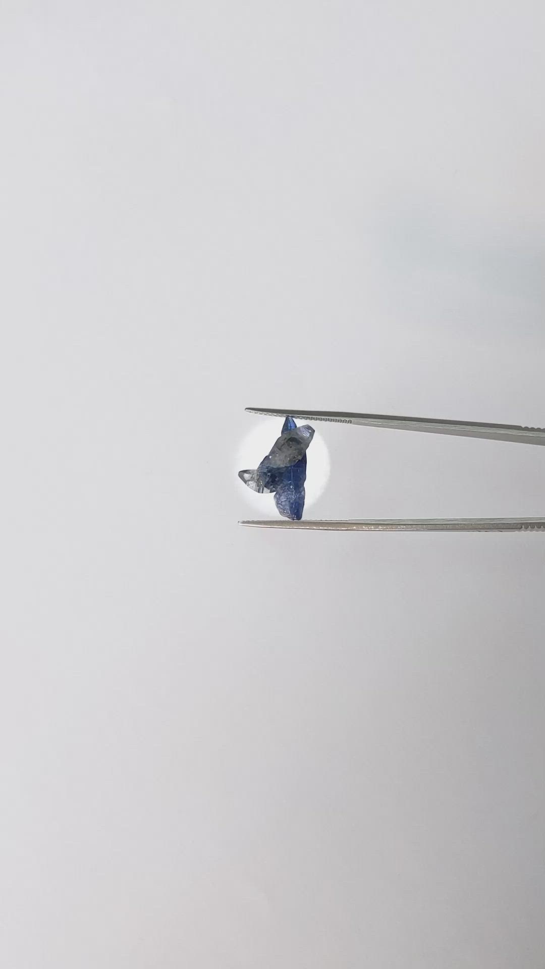 8.54 Ct. Blue Sapphire Crystal from Ceylon (Sri Lanka) Size Video