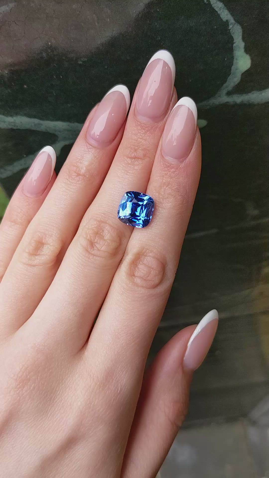 8.97 Ct. Blue Sapphire from Ceylon (Sri Lanka) Size Video