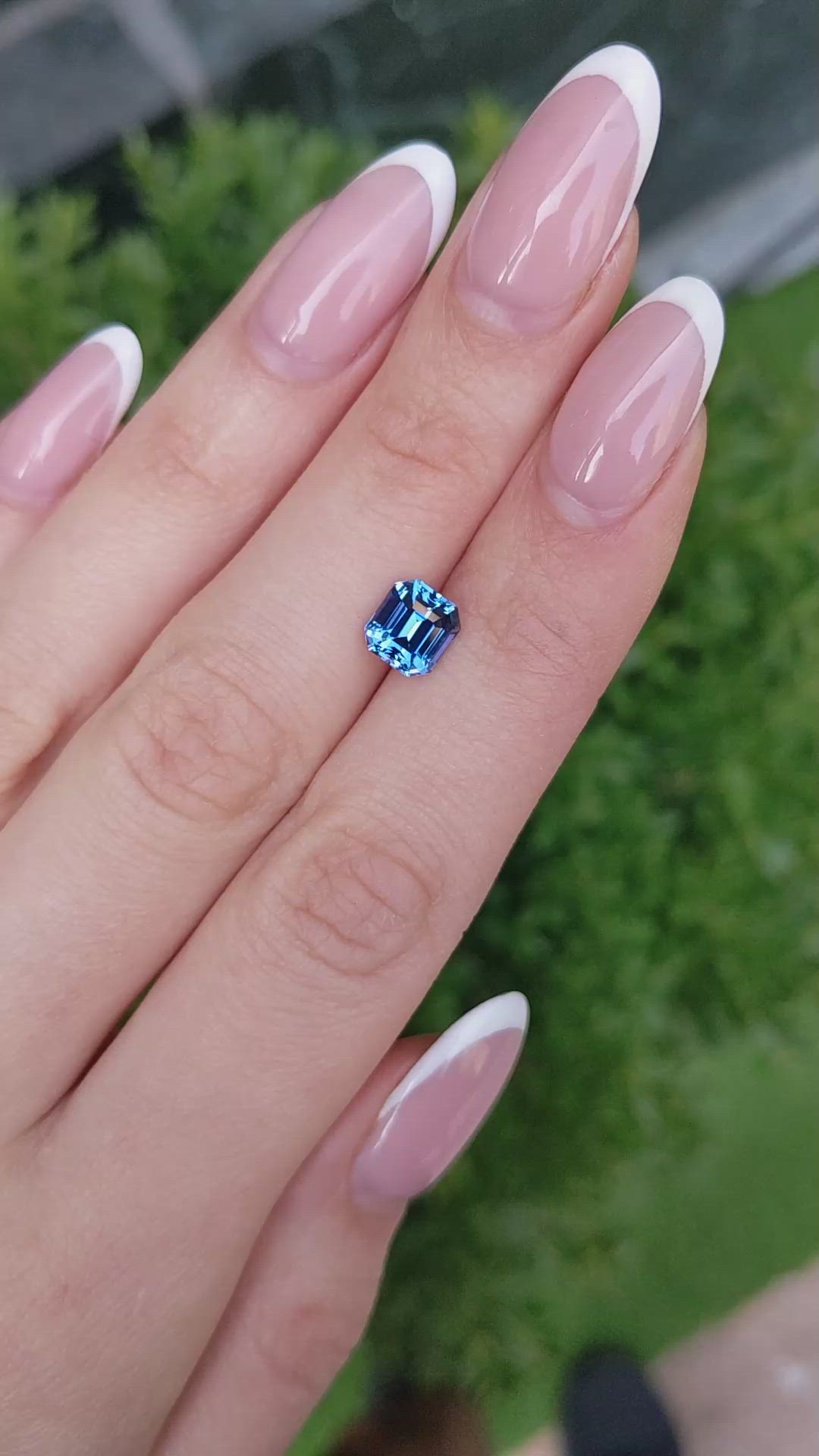 2.30 Ct. Blue Sapphire from Ceylon (Sri Lanka) Size Video