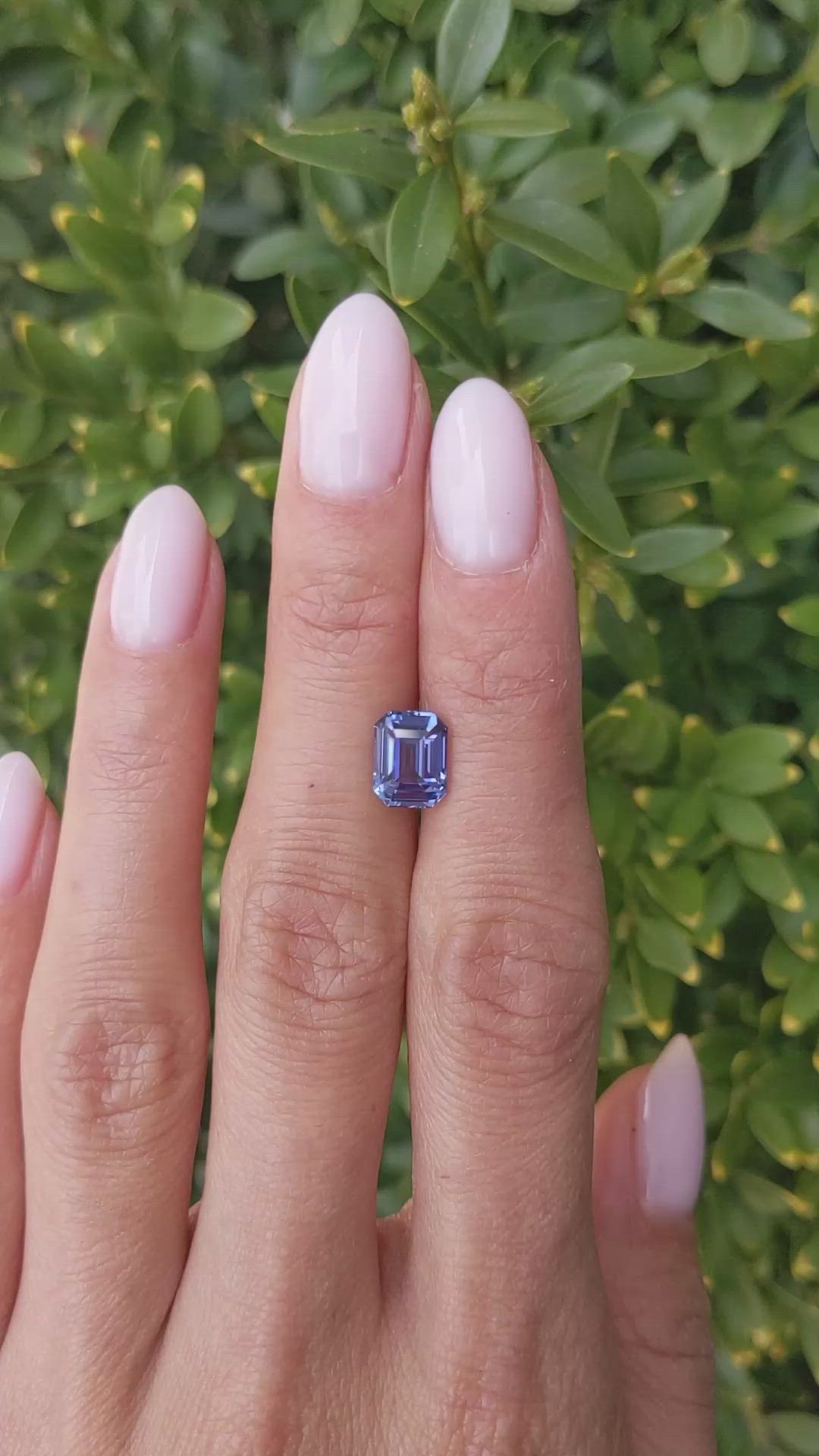 2.58 Ct. Color Change Sapphire from Ceylon (Sri Lanka) Size Video