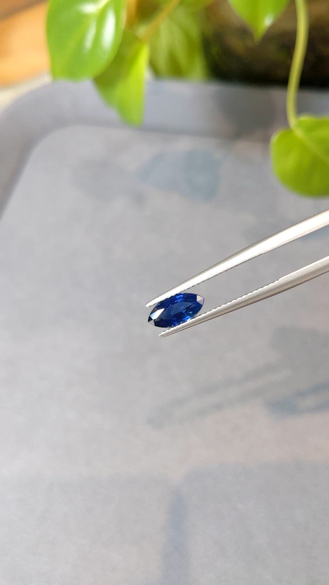 1.34 Ct. Blue Sapphire from Madagascar Size Video
