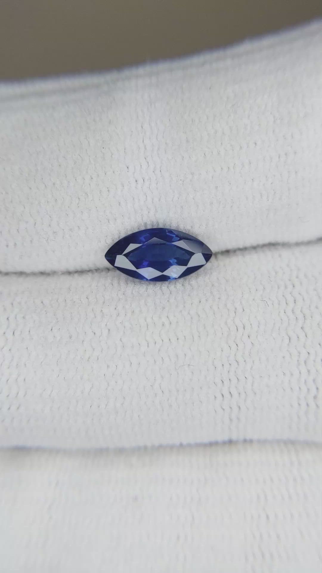 1.34 Ct. Blue Sapphire from Madagascar Size Video