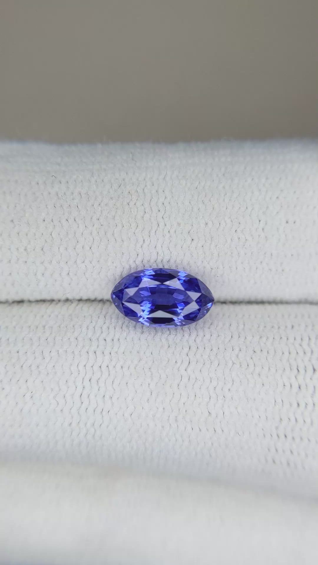 1.80 Ct. Blue Sapphire from Ceylon (Sri Lanka) Size Video