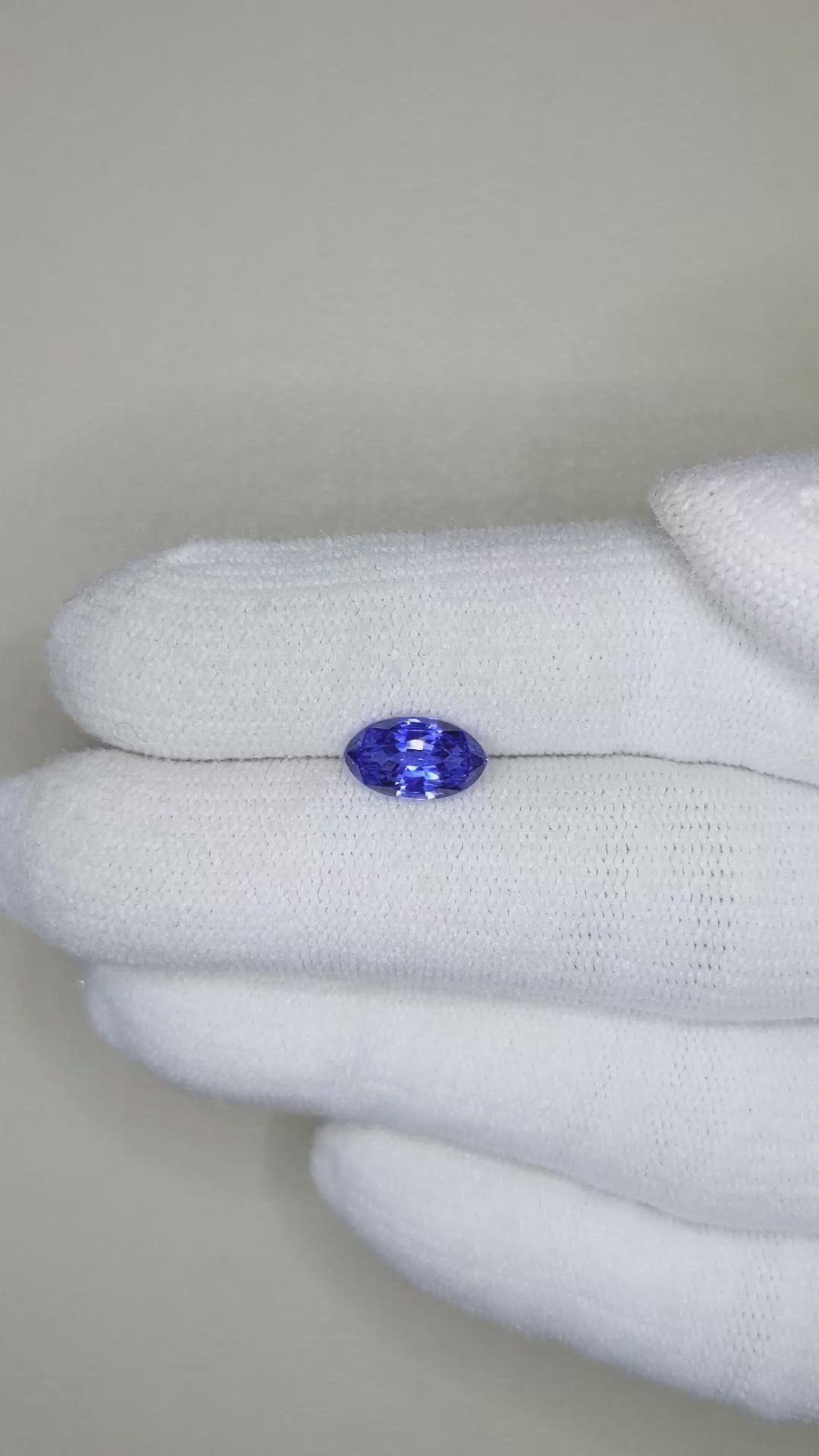 1.80 Ct. Blue Sapphire from Ceylon (Sri Lanka) Size Video