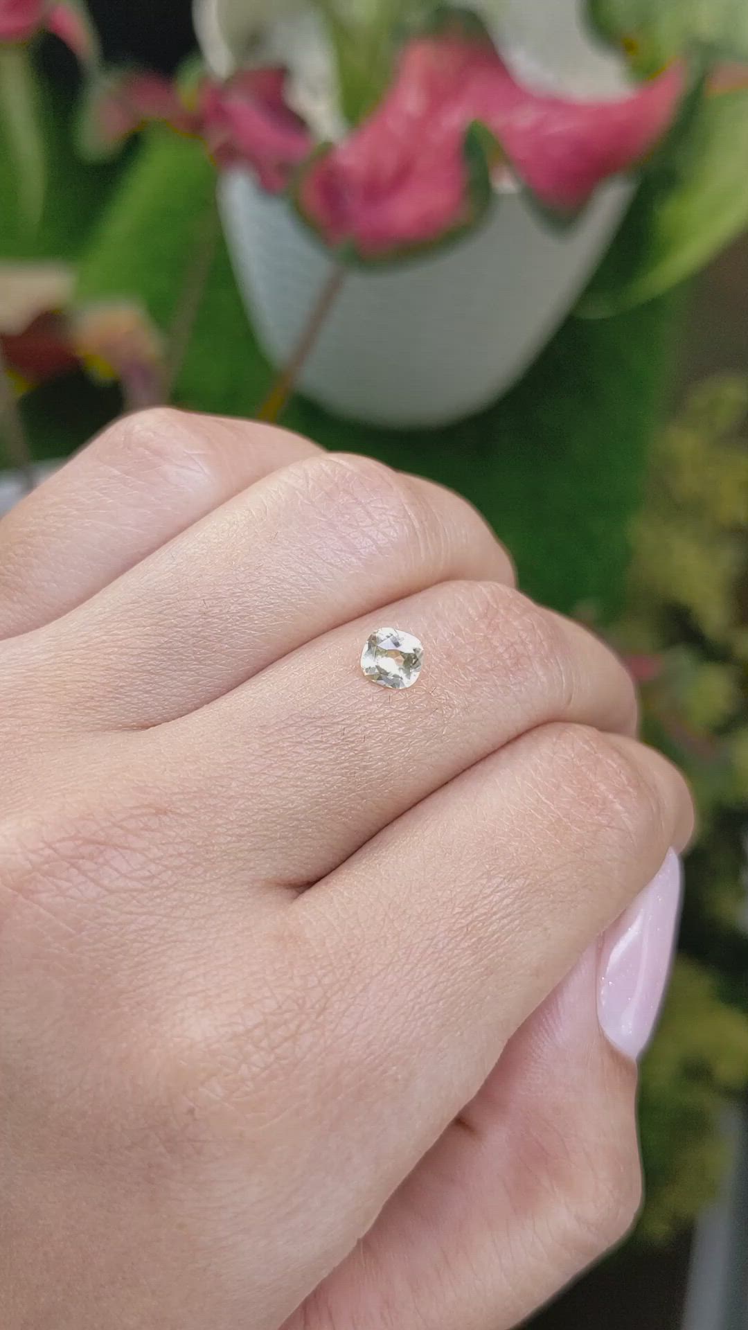0.52 Ct. Yellow Sapphire from Ceylon (Sri Lanka) Size Video