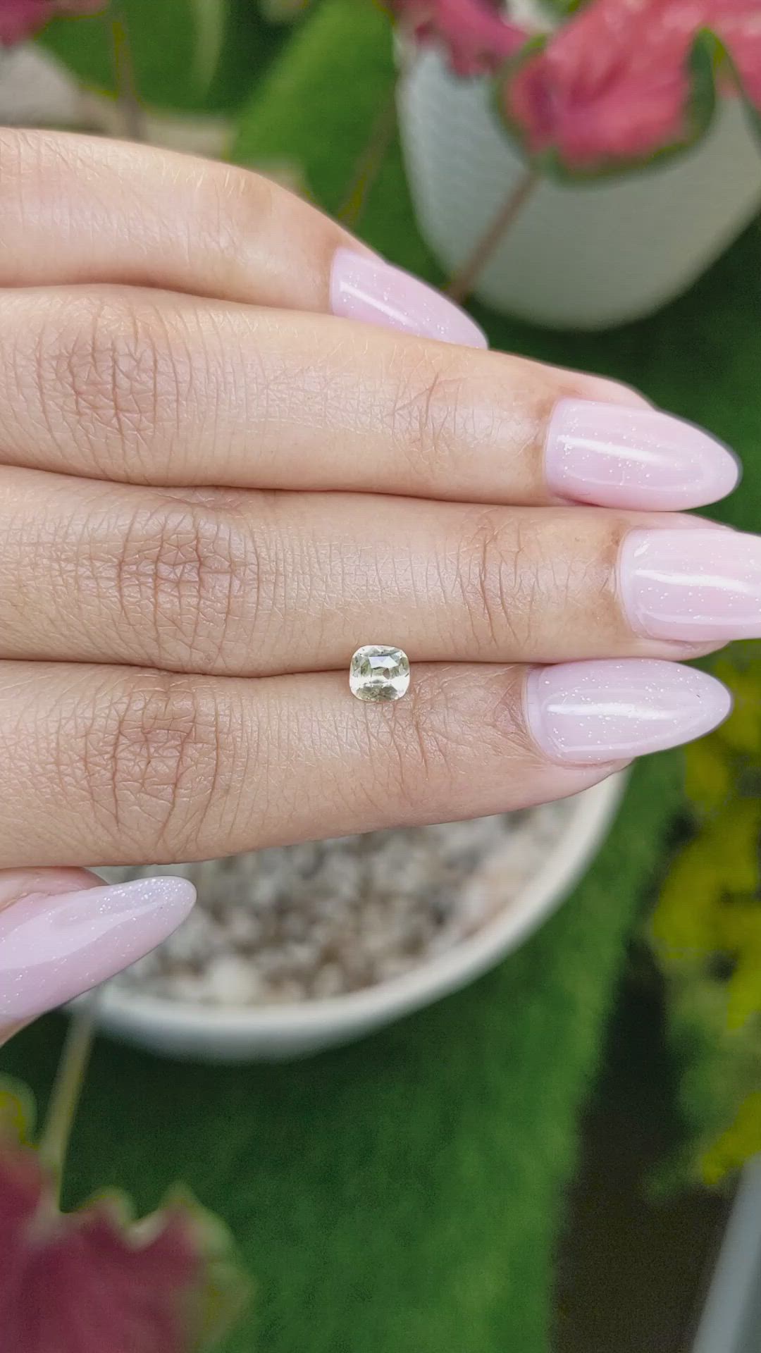 0.52 Ct. Yellow Sapphire from Ceylon (Sri Lanka) Size Video