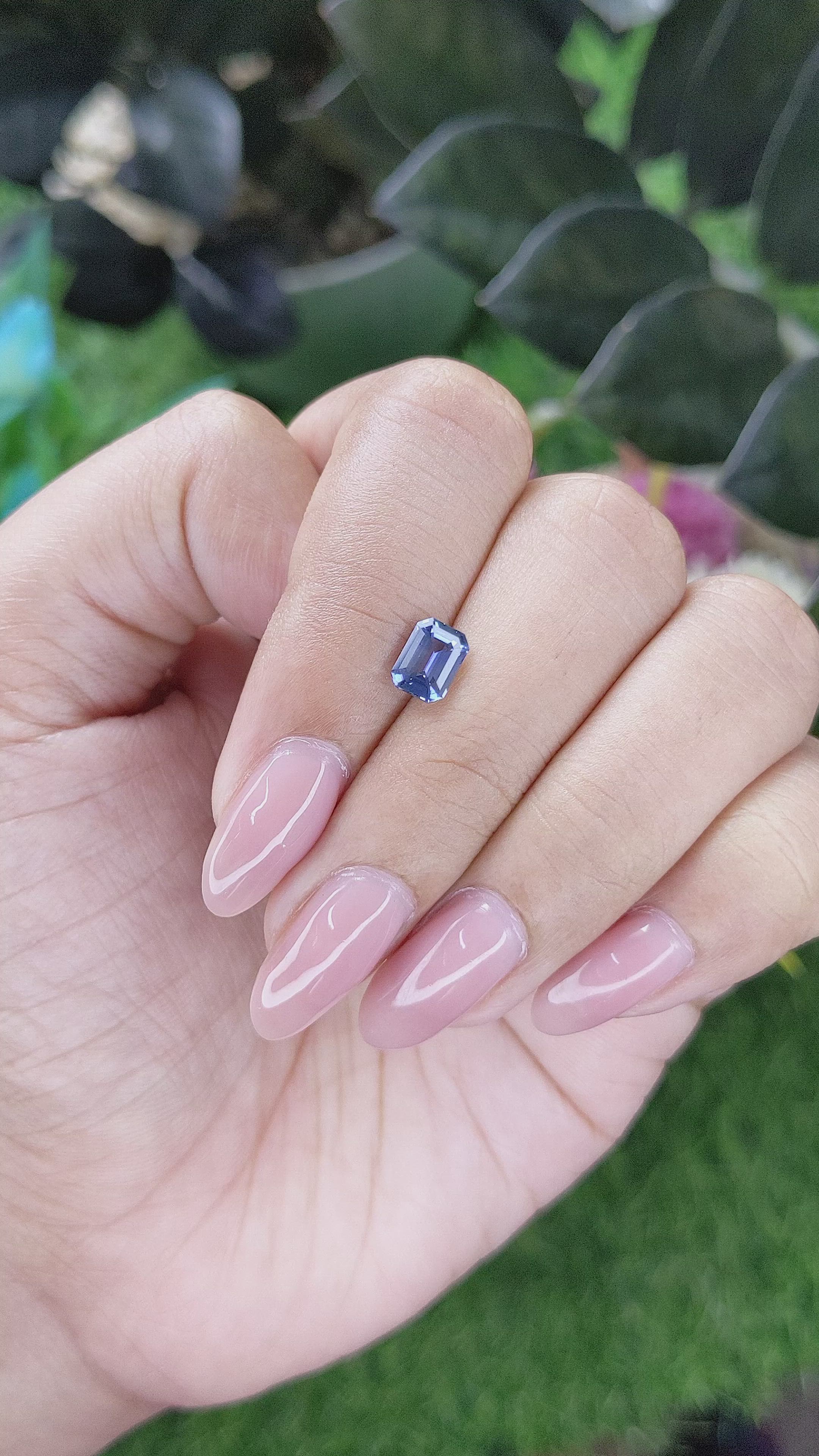 1.05 Ct. Blue Sapphire from Africa Size Video