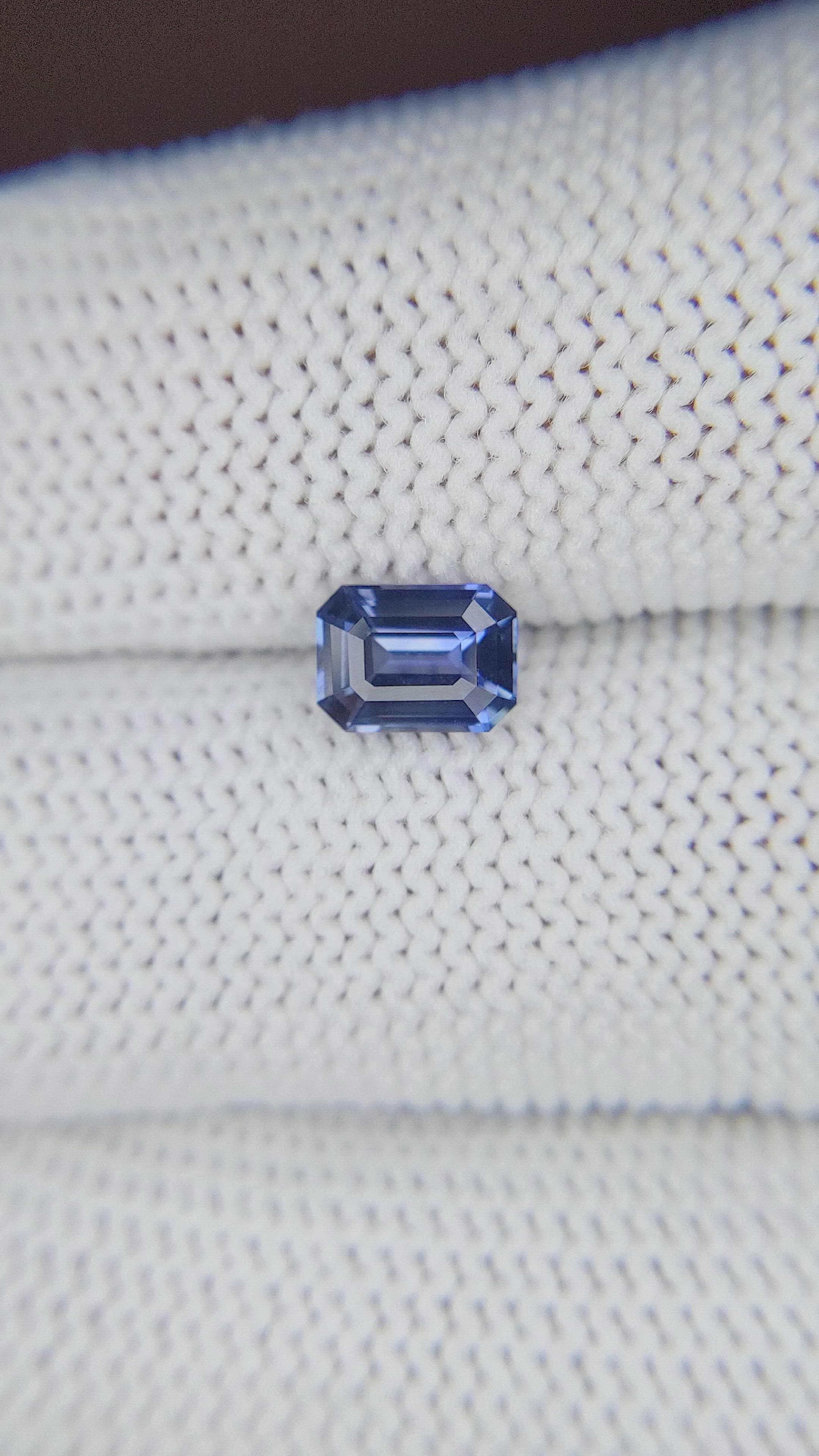 1.05 Ct. Blue Sapphire from Africa Size Video