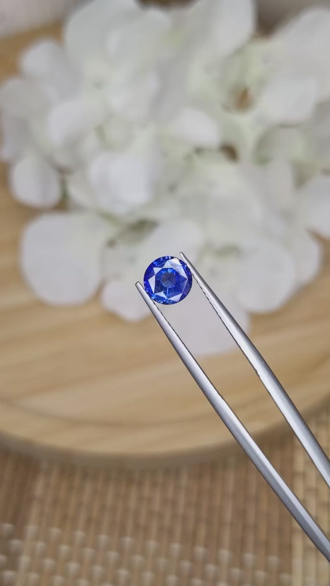 1.20 Ct. Blue Sapphire from Ceylon (Sri Lanka) Size Video