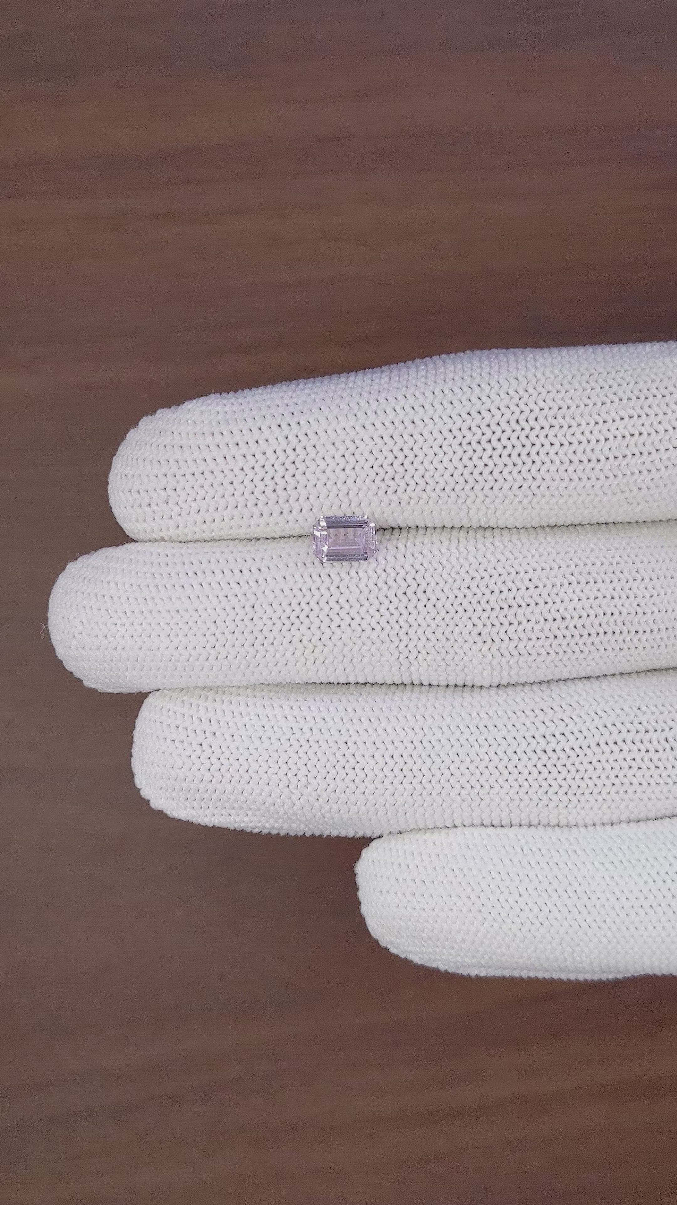 1.13 Ct. Pink Sapphire from Africa Size Video