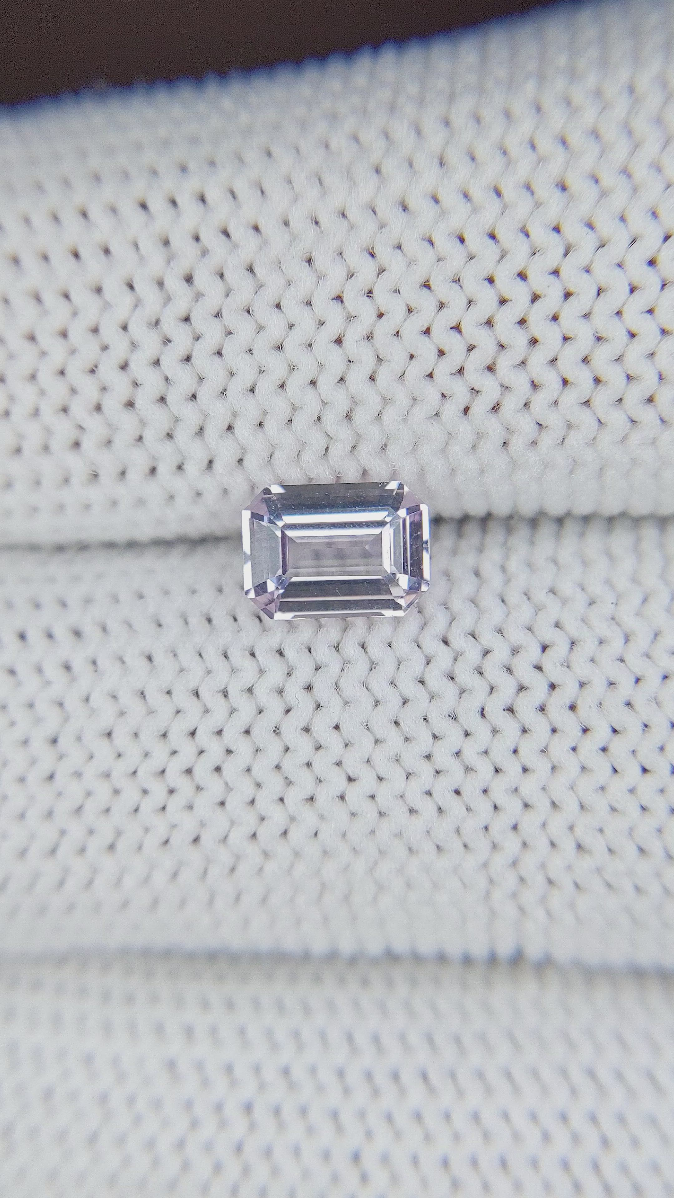 1.13 Ct. Pink Sapphire from Africa Size Video