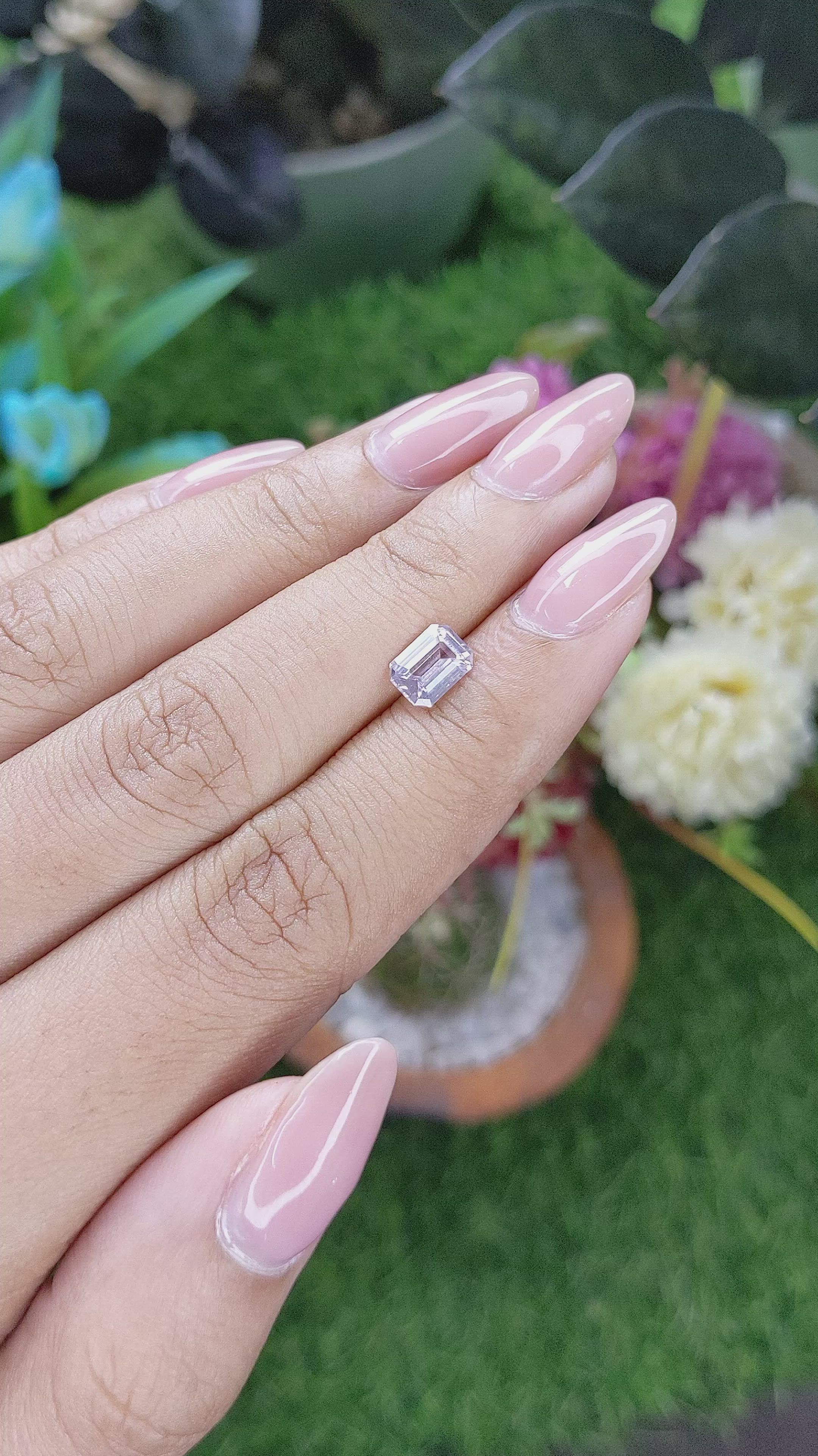 1.13 Ct. Pink Sapphire from Africa Size Video