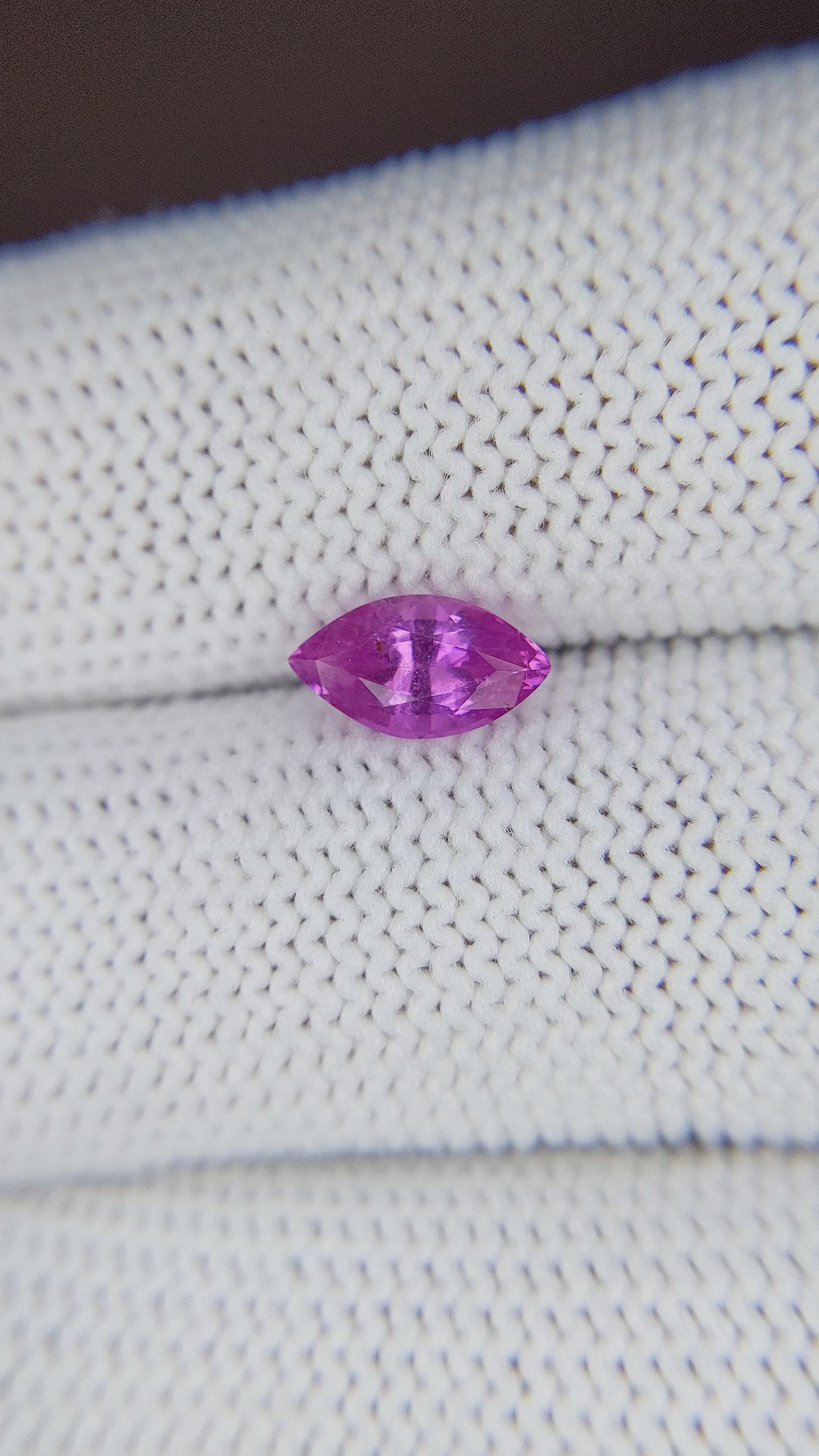 1.30 Ct. Purplish Pink Sapphire from Africa Size Video