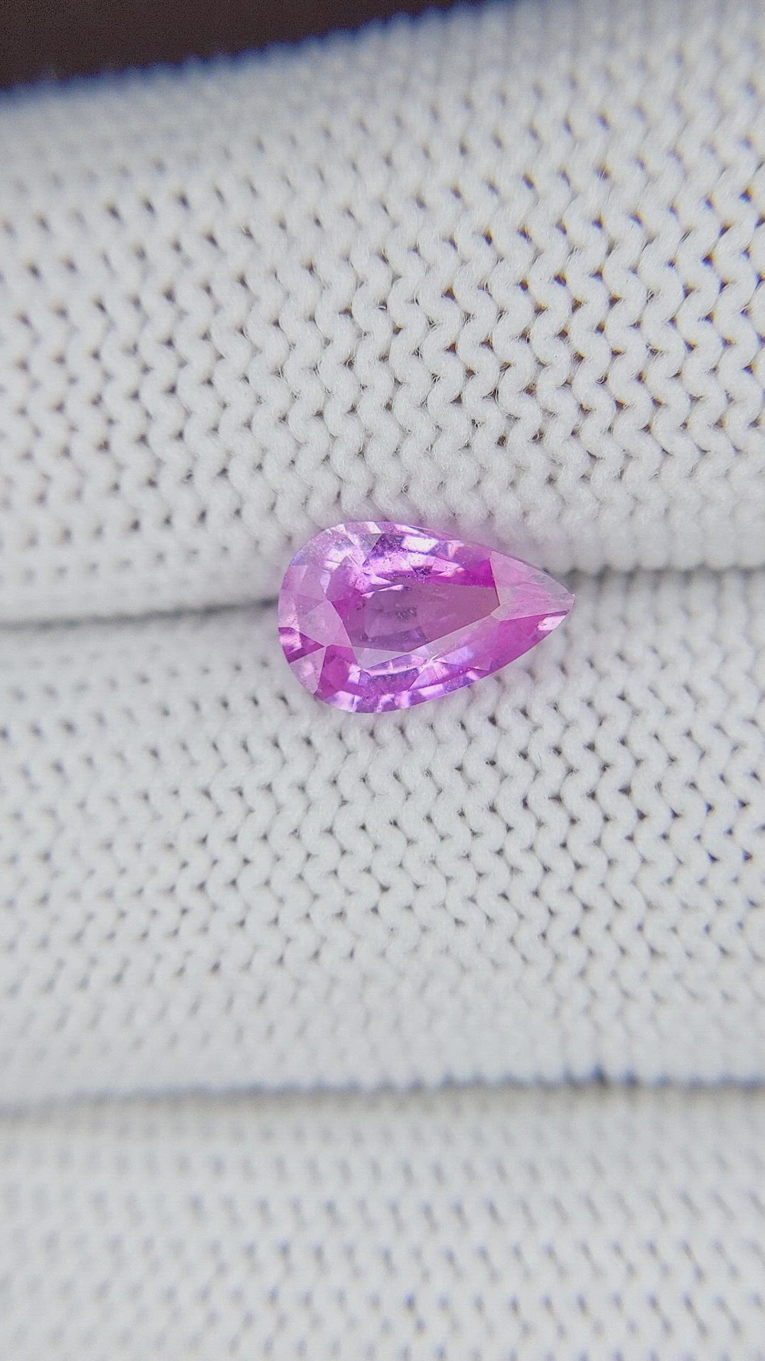 1.63 Ct. Purplish Pink Sapphire from Africa Size Video