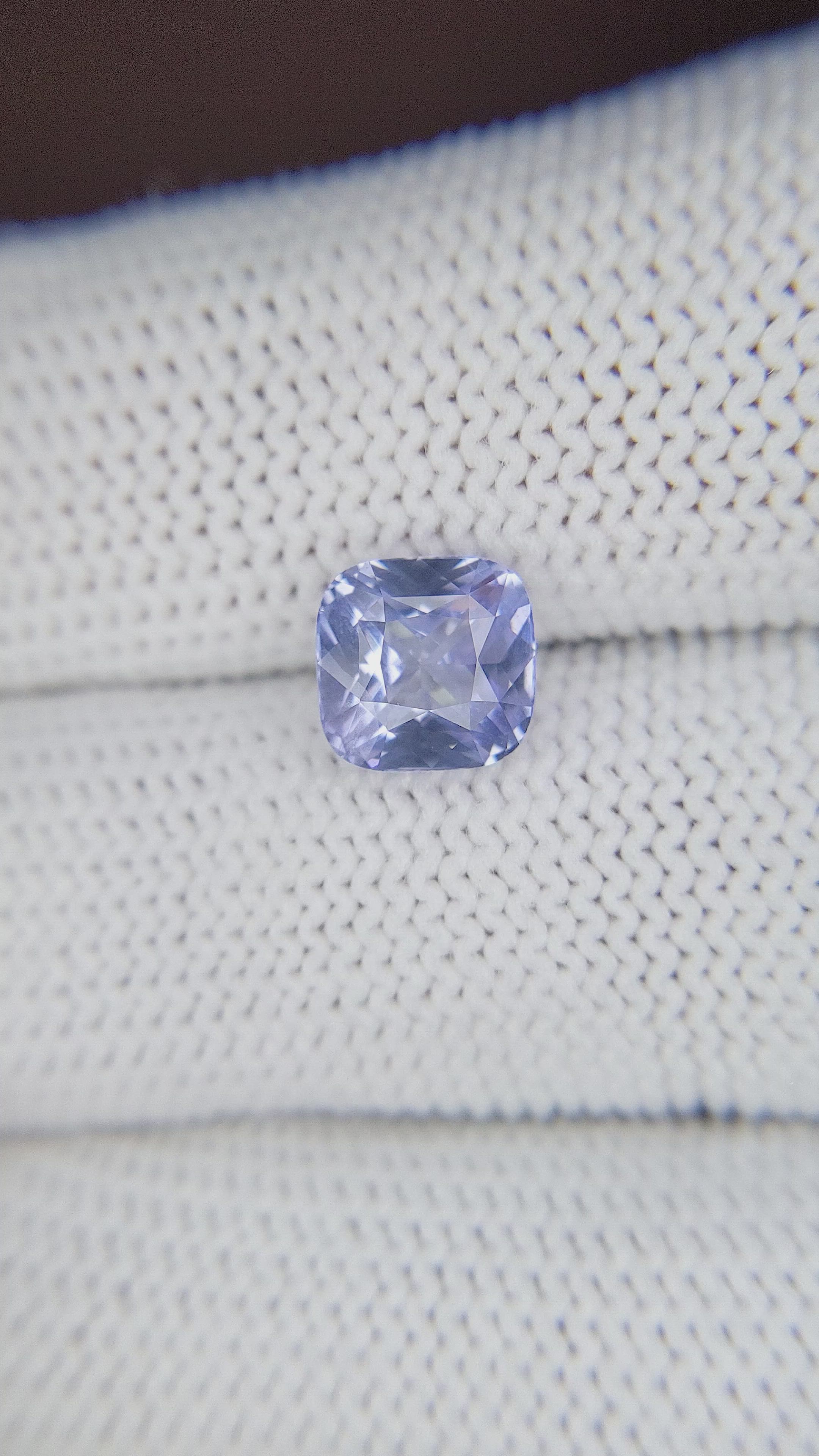 2.53 Ct. Blue Sapphire from Ceylon (Sri Lanka) Size Video