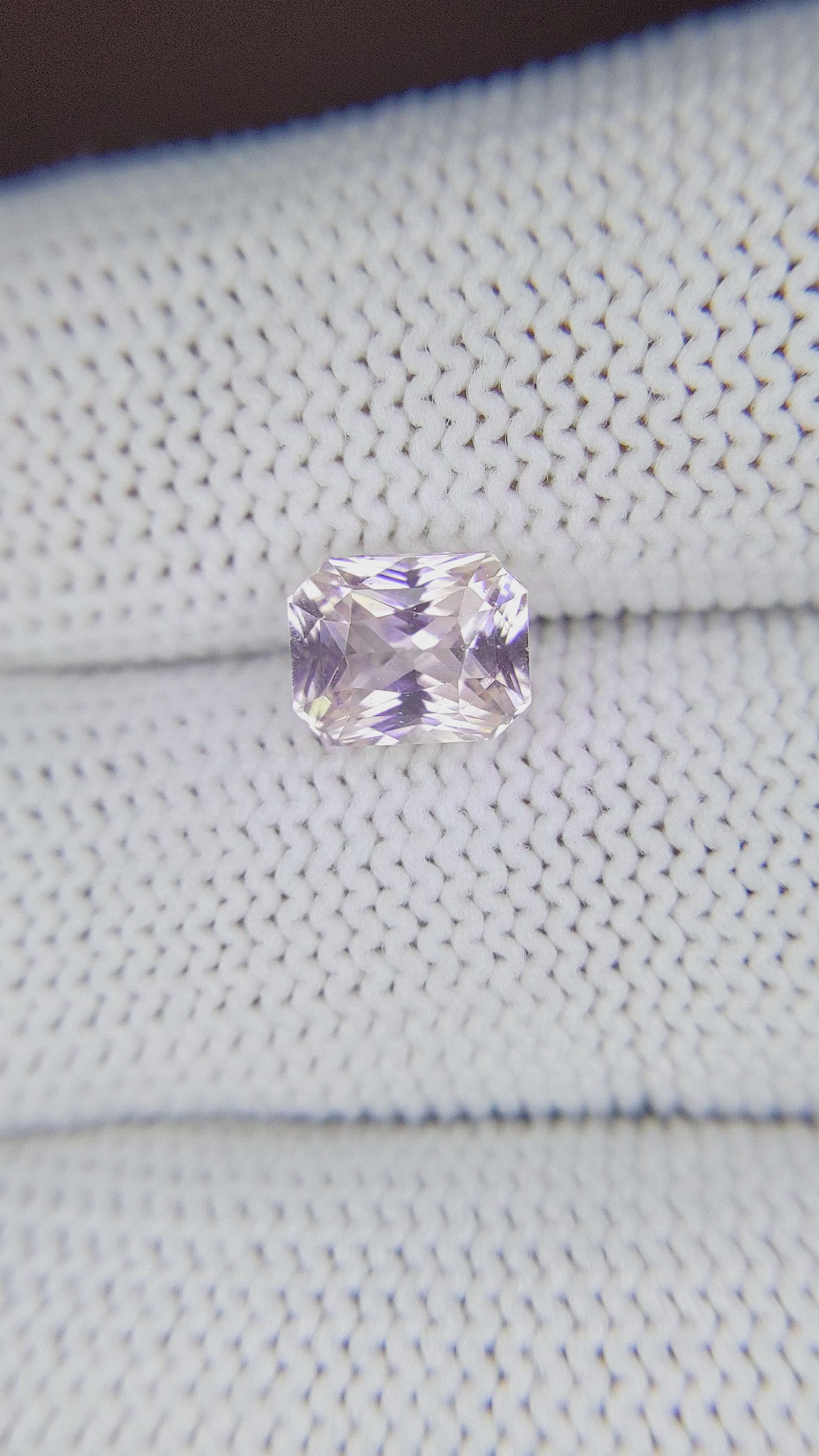 2.44 Ct. Peach Sapphire from Africa Size Video
