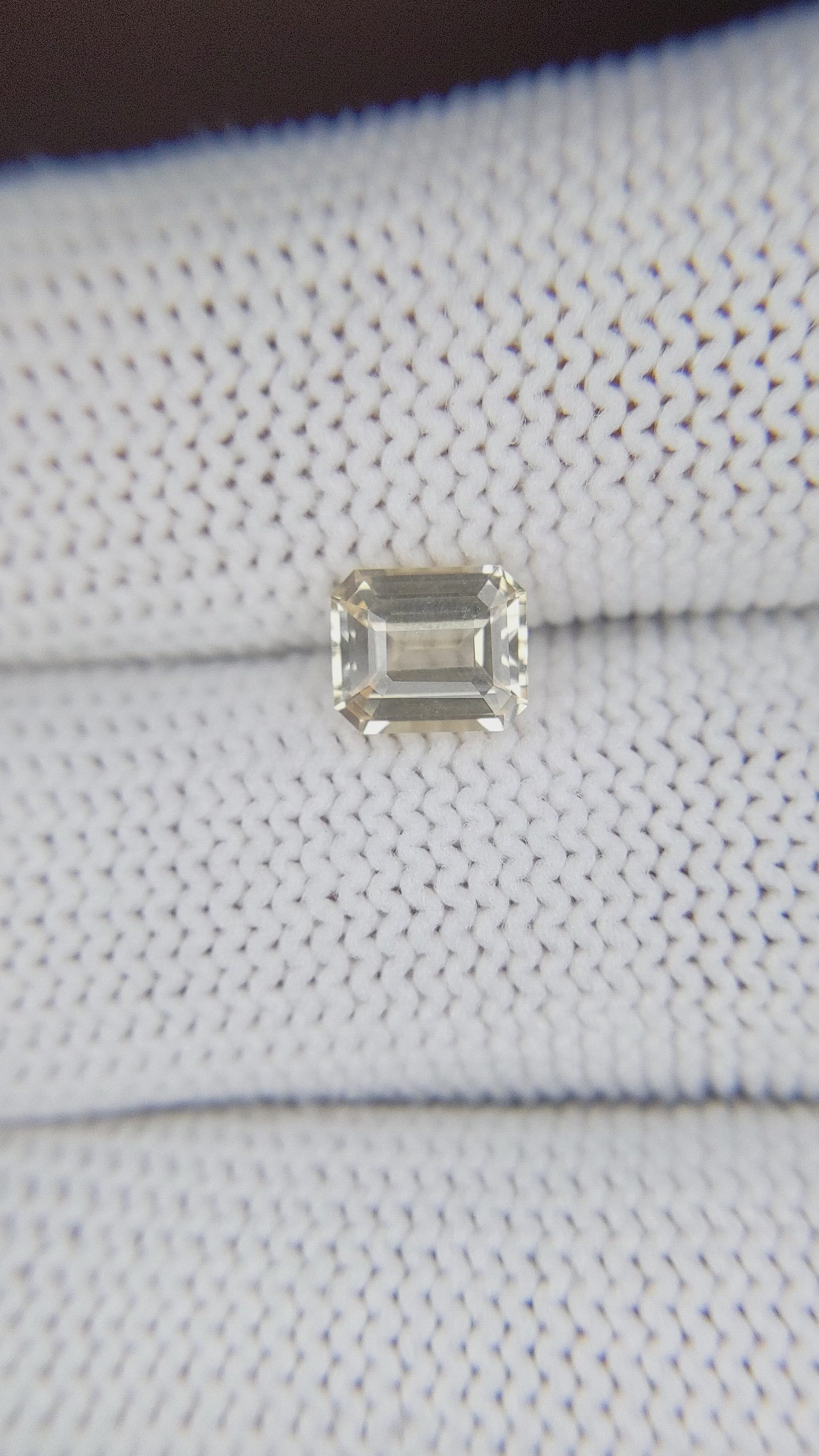 1.30 Ct. Peach Sapphire from Africa Size Video