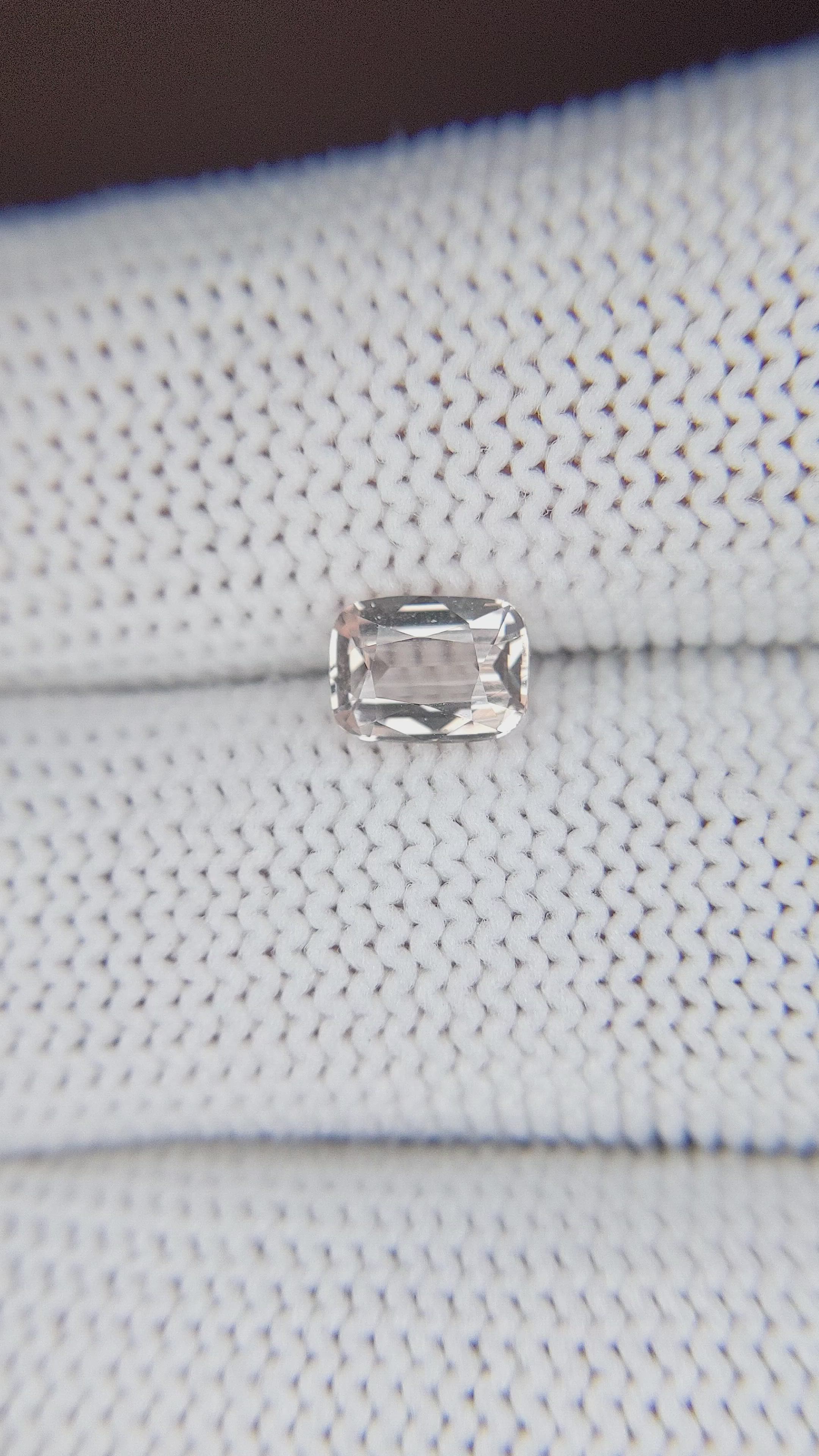 1.08 Ct. Peach Sapphire from Africa Size Video