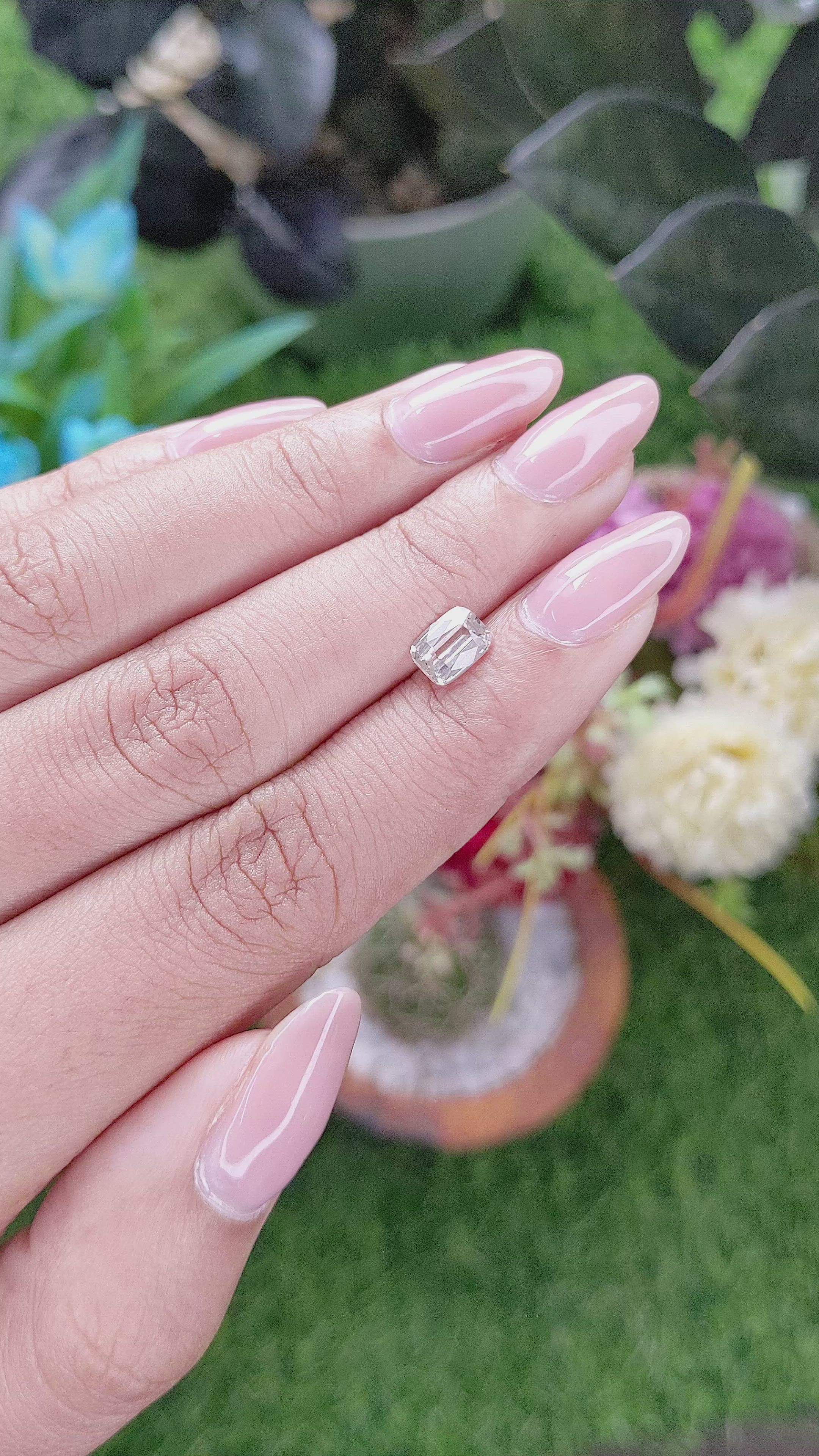 1.08 Ct. Peach Sapphire from Africa Size Video