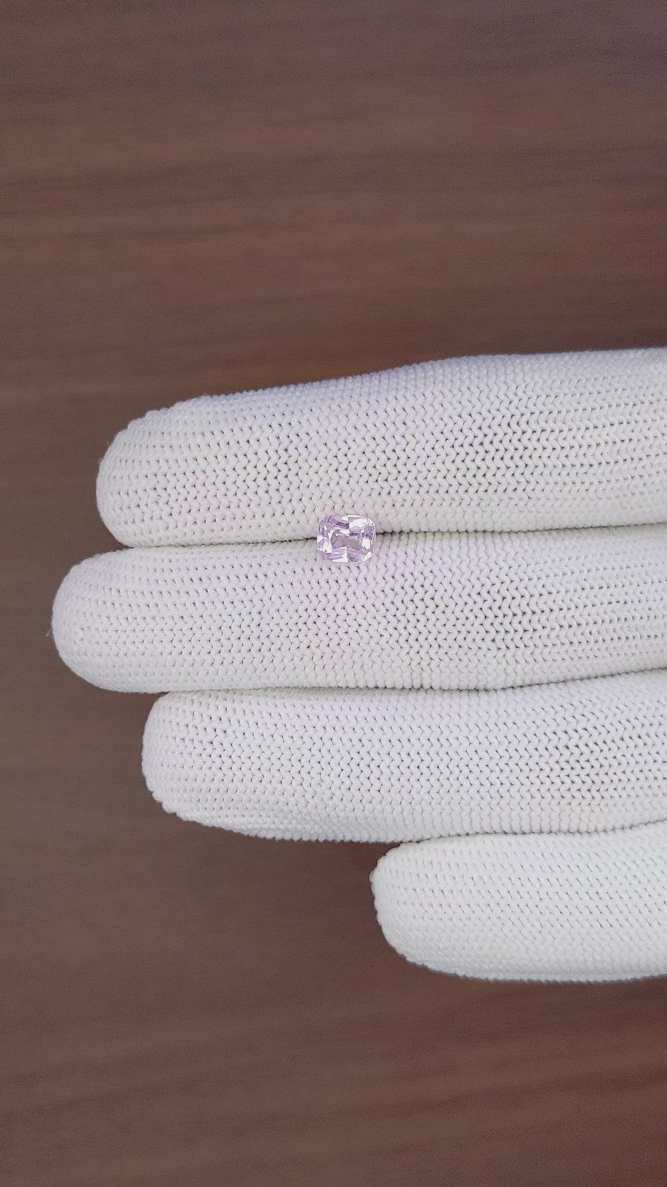 1.06 Ct. Purplish Pink Sapphire from Africa Size Video