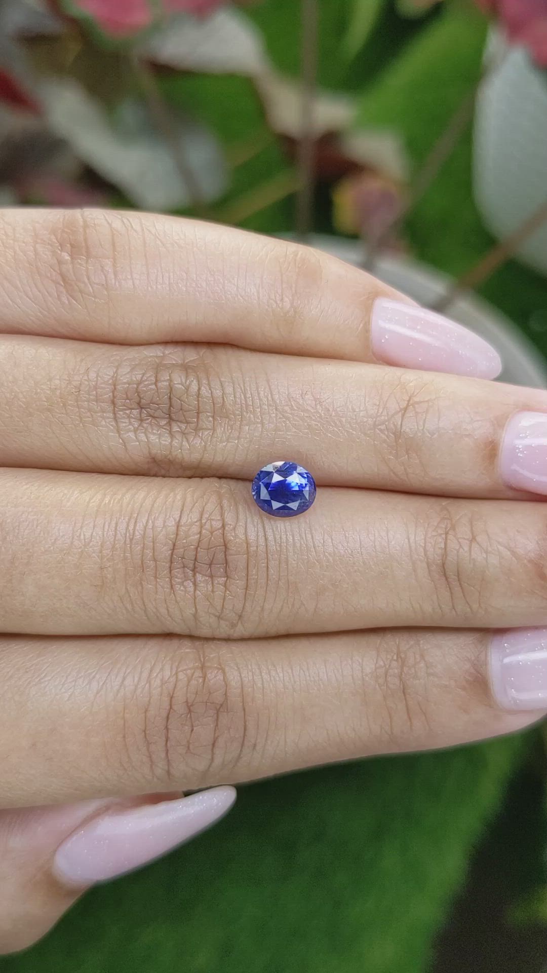 1.80 Ct. Blue Sapphire from Ceylon (Sri Lanka) Size Video