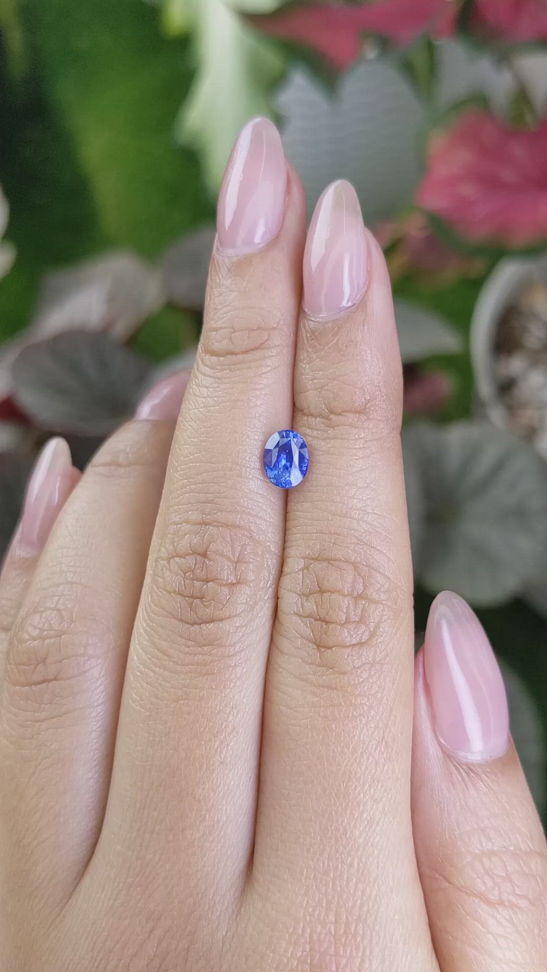1.16 Ct. Blue Sapphire from Ceylon (Sri Lanka) Size Video