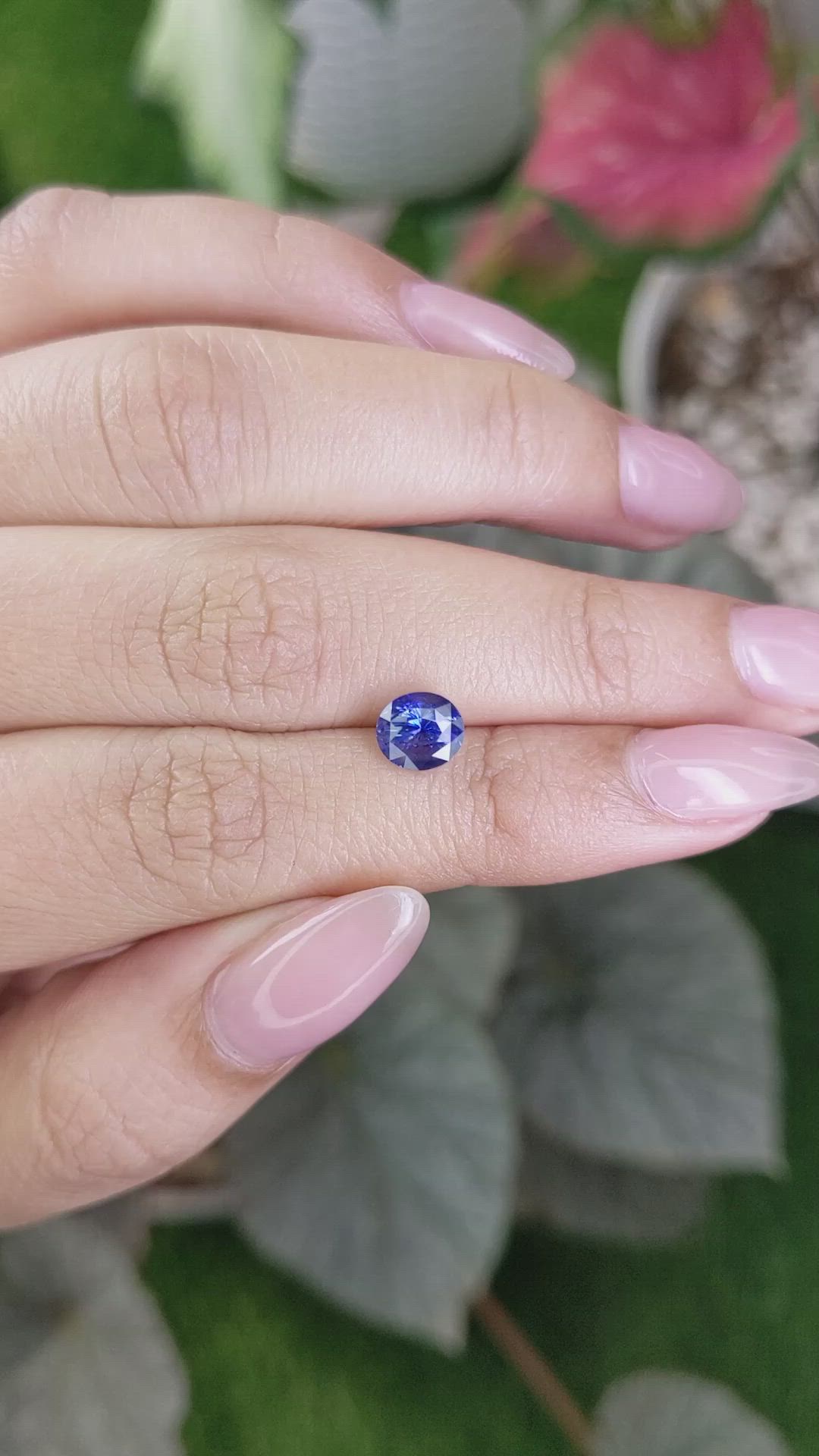 1.73 Ct. Blue Sapphire from Ceylon (Sri Lanka) Size Video