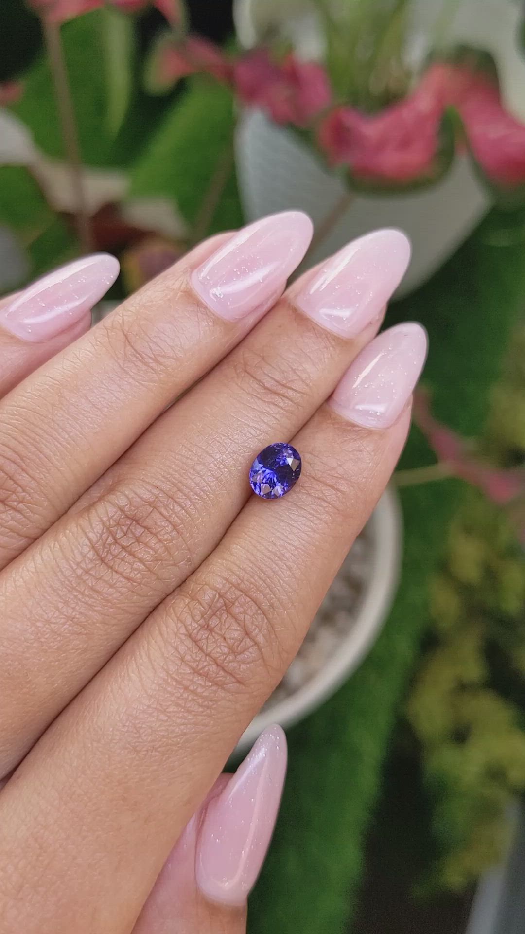 1.76 Ct. Color Change Sapphire from Ceylon (Sri Lanka) Size Video