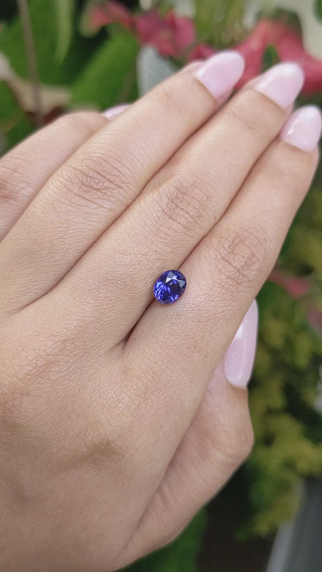 1.76 Ct. Color Change Sapphire from Ceylon (Sri Lanka) Size Video