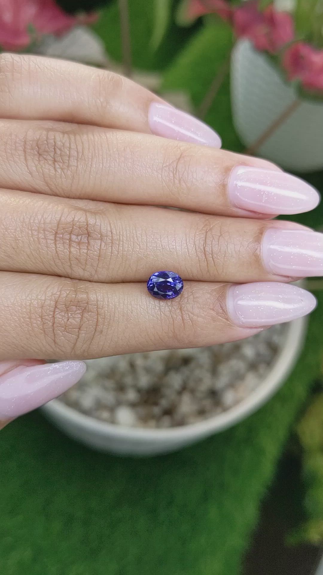 1.76 Ct. Color Change Sapphire from Ceylon (Sri Lanka) Size Video