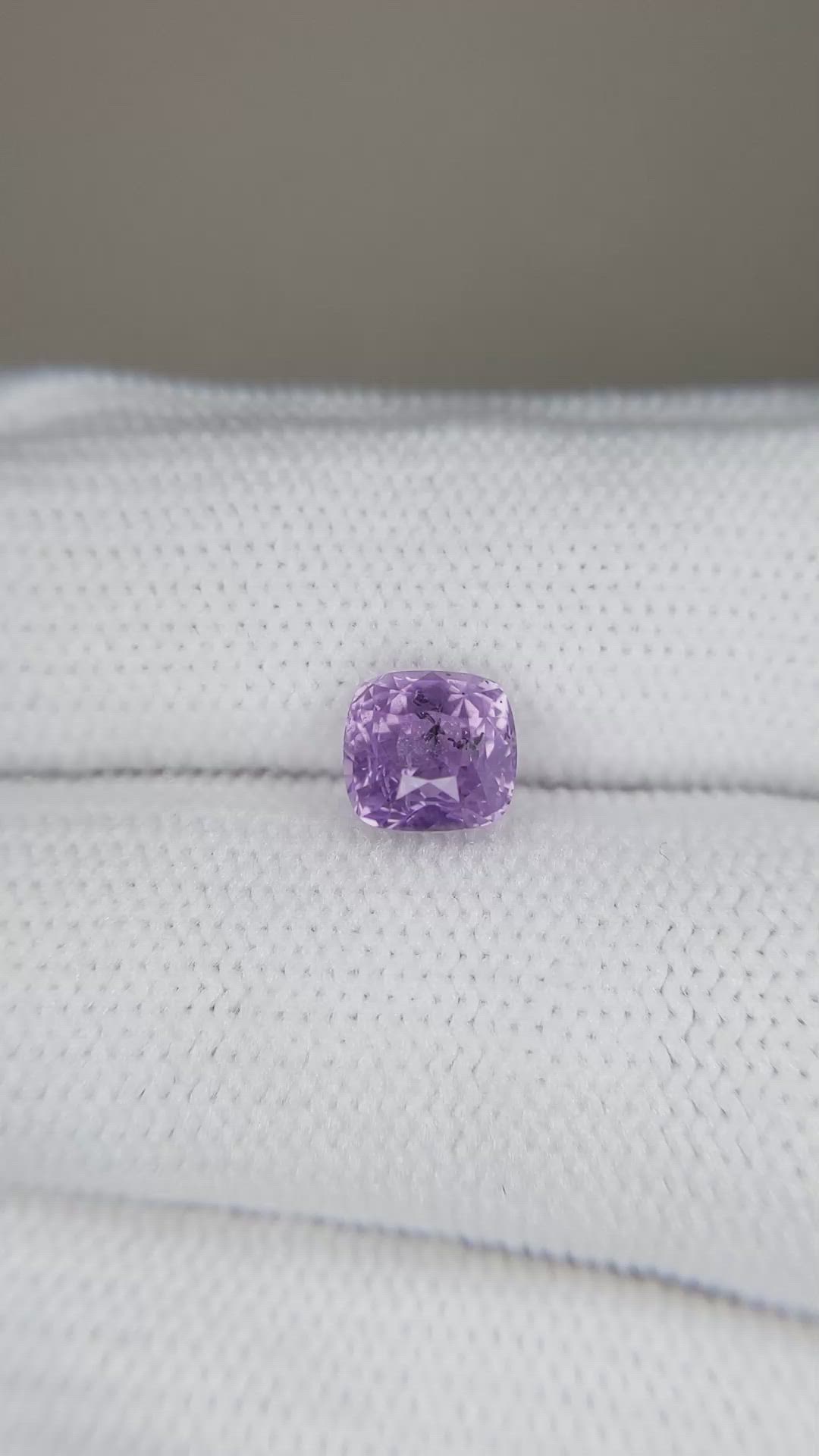 1.70 Ct. Purple Sapphire from Ceylon (Sri Lanka) Size Video