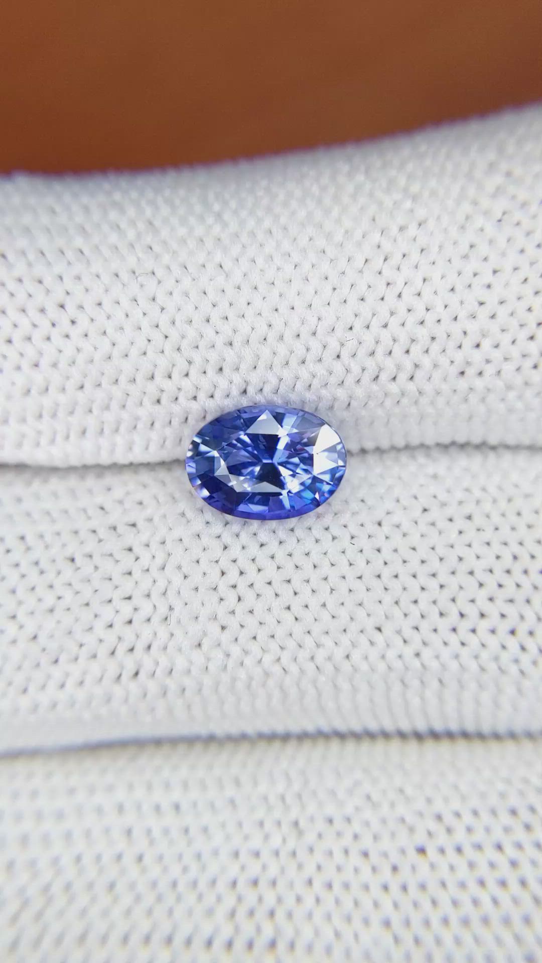 2.05 Ct. Blue Sapphire from Ceylon (Sri Lanka) Size Video