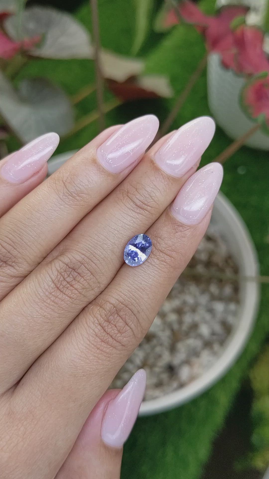 2.05 Ct. Blue Sapphire from Ceylon (Sri Lanka) Size Video