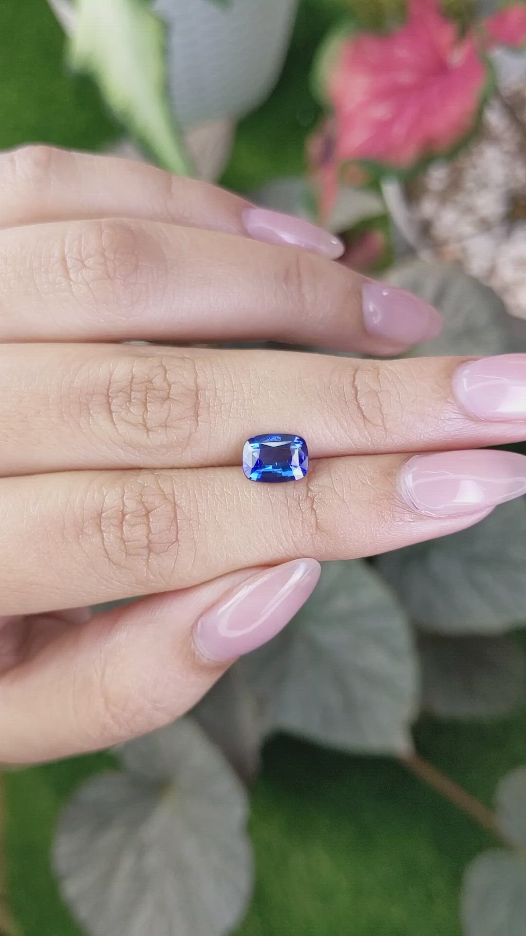 1.69 Ct. Blue Sapphire from Ceylon (Sri Lanka) Size Video