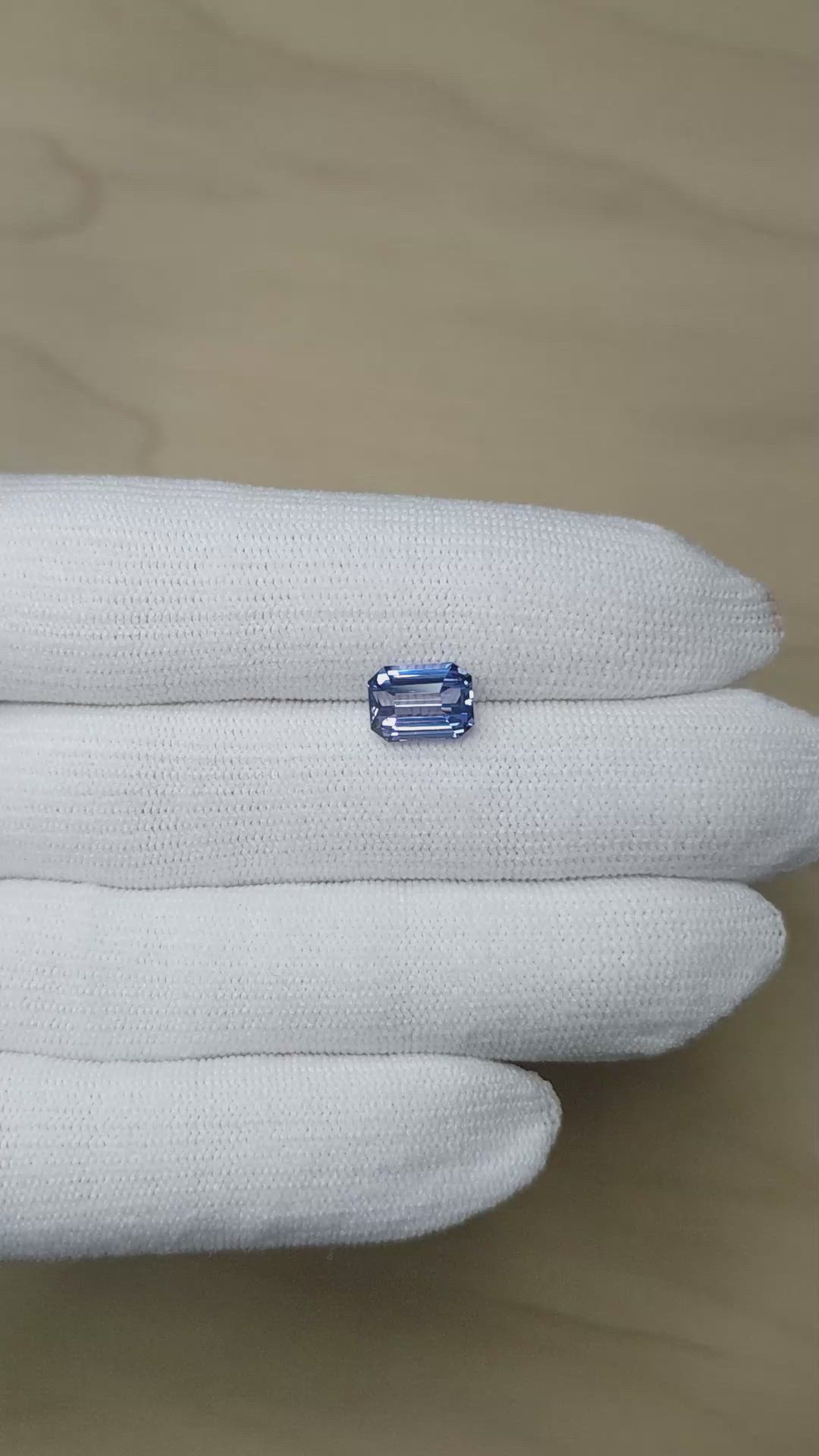 3.02 Ct. Blue Sapphire from Ceylon (Sri Lanka) Size Video