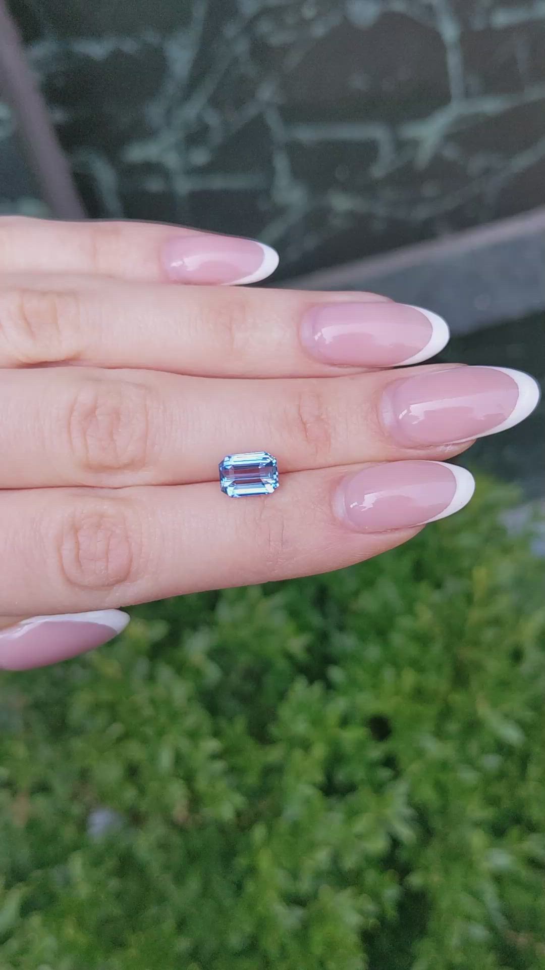 3.02 Ct. Blue Sapphire from Ceylon (Sri Lanka) Size Video