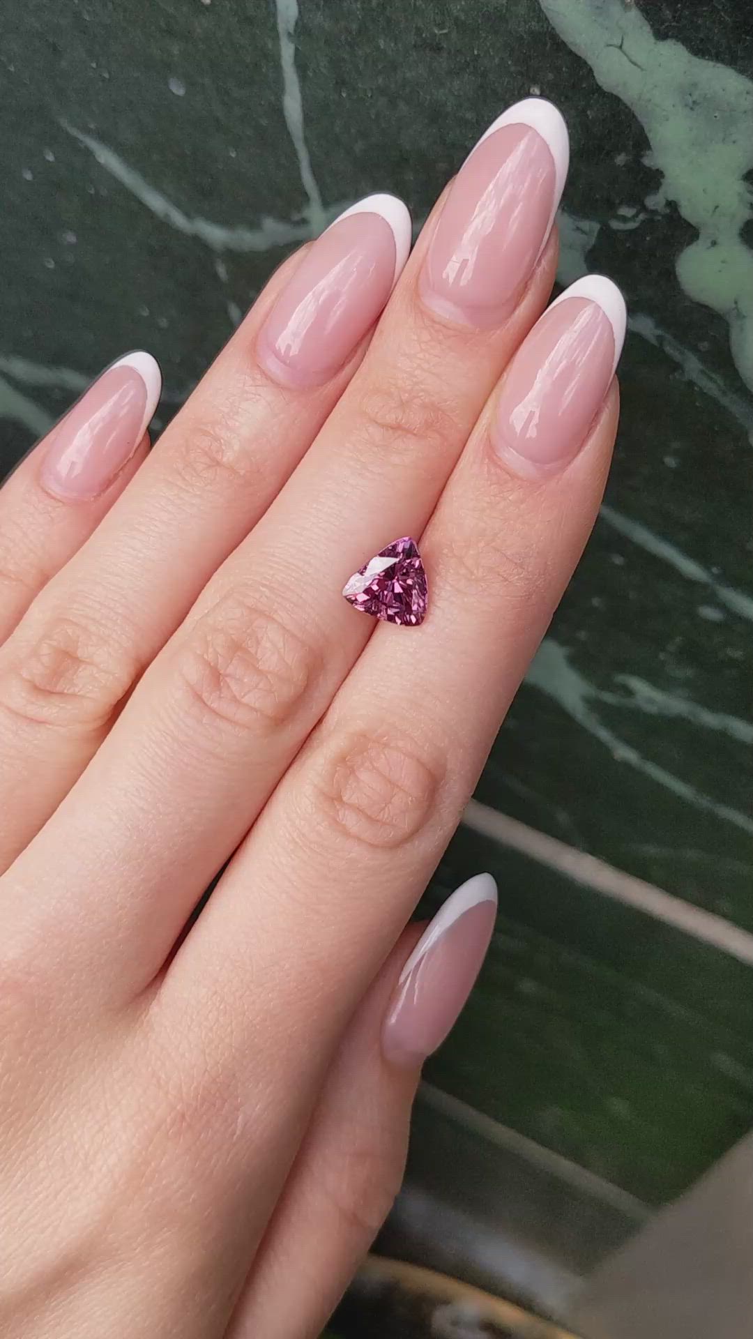 3.17 Ct. Purplish Pink Sapphire from Madagascar Size Video