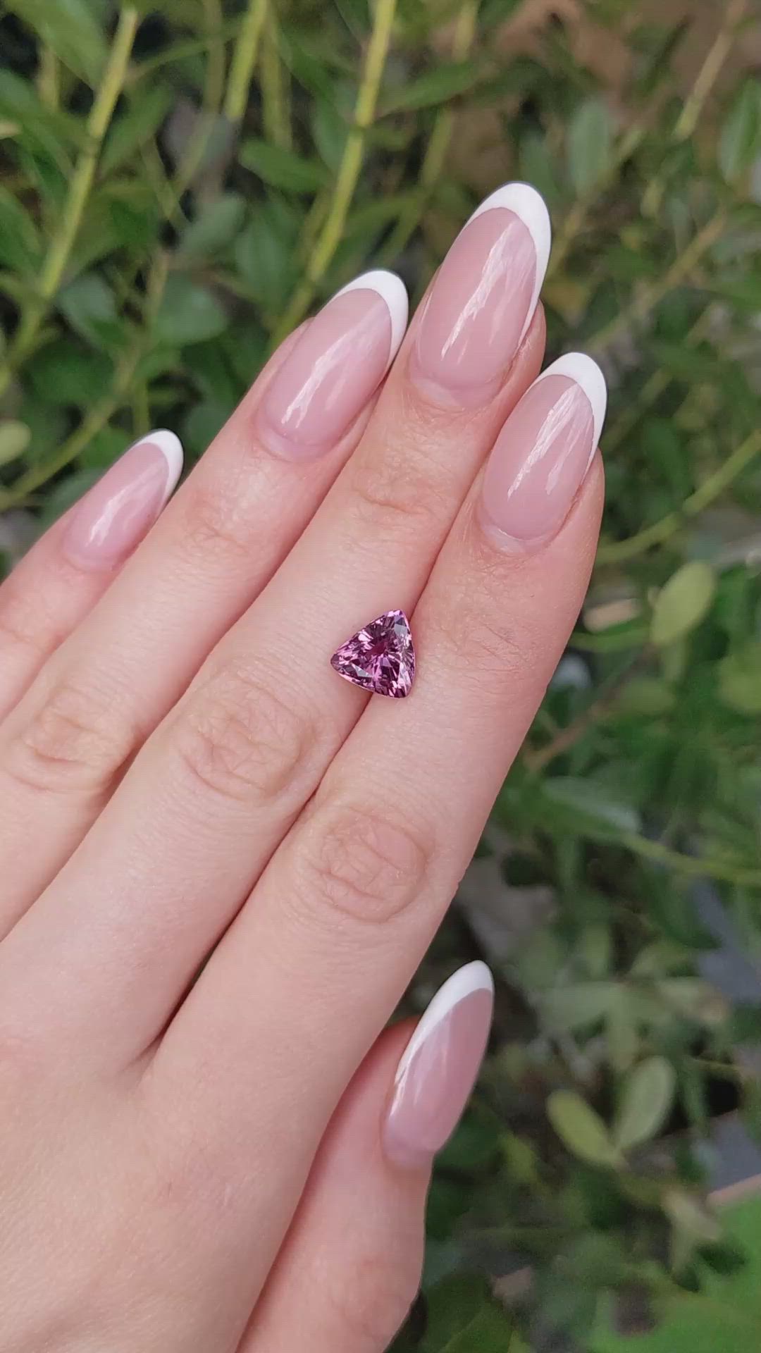 3.17 Ct. Purplish Pink Sapphire from Madagascar Size Video