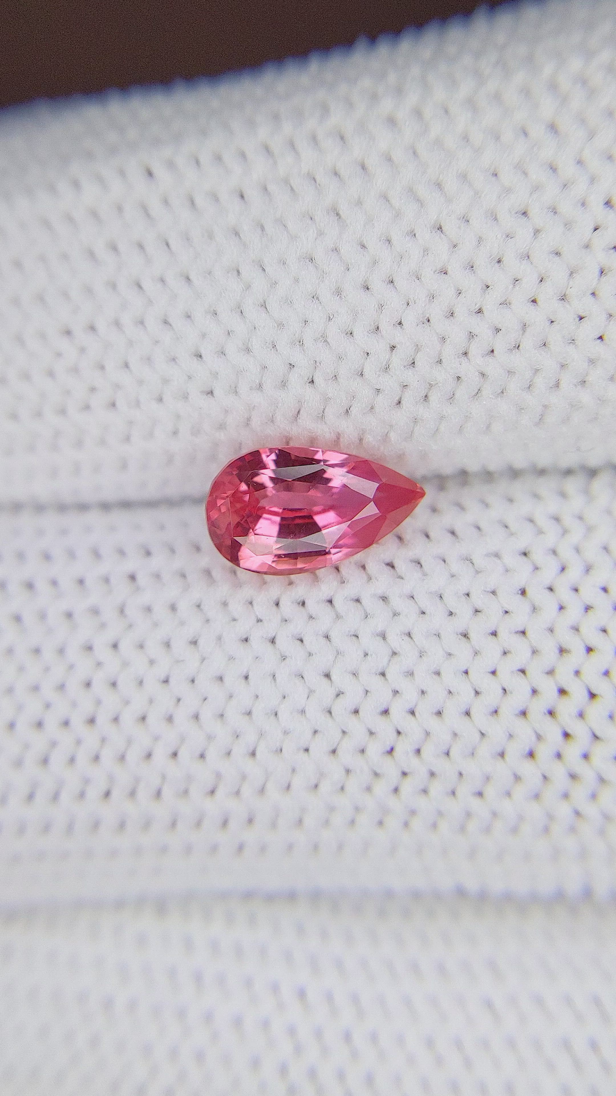 1.52 Ct. Padparadscha Sapphire from Madagascar Size Video