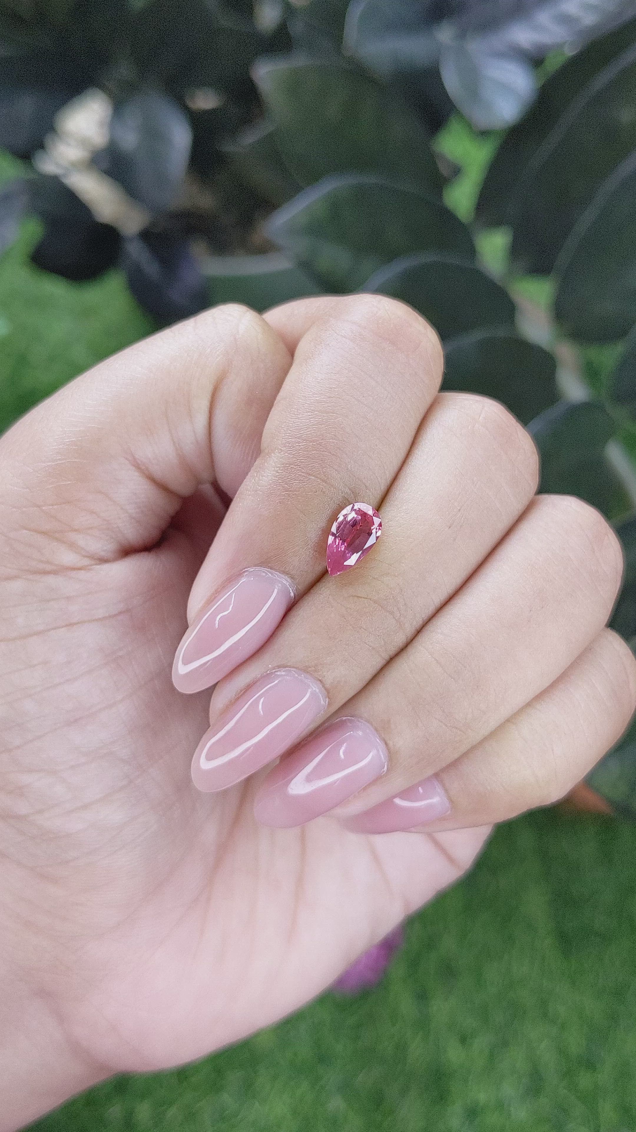 1.52 Ct. Padparadscha Sapphire from Madagascar Size Video