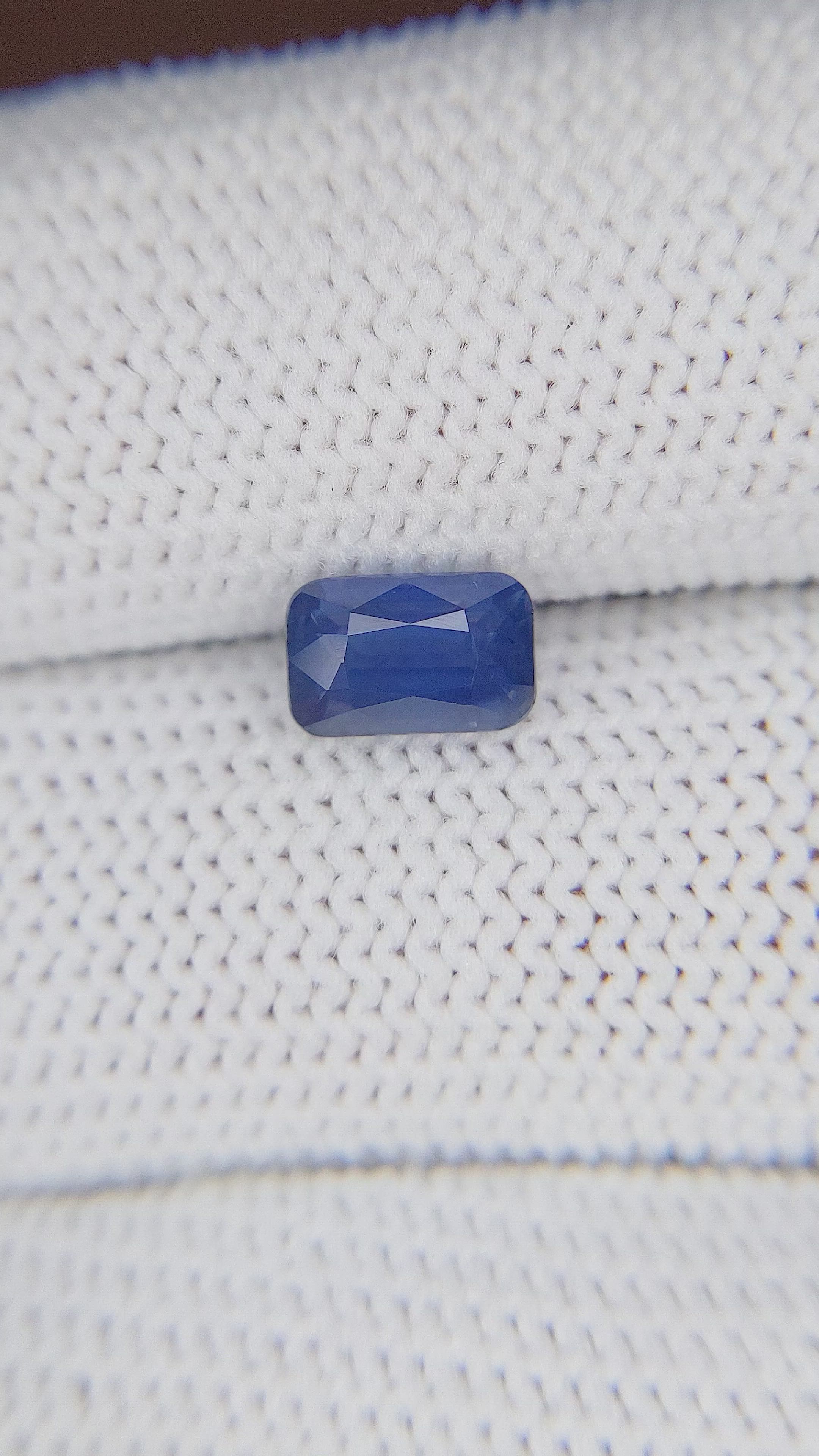 1.54 Ct. Blue Sapphire from Madagascar Size Video